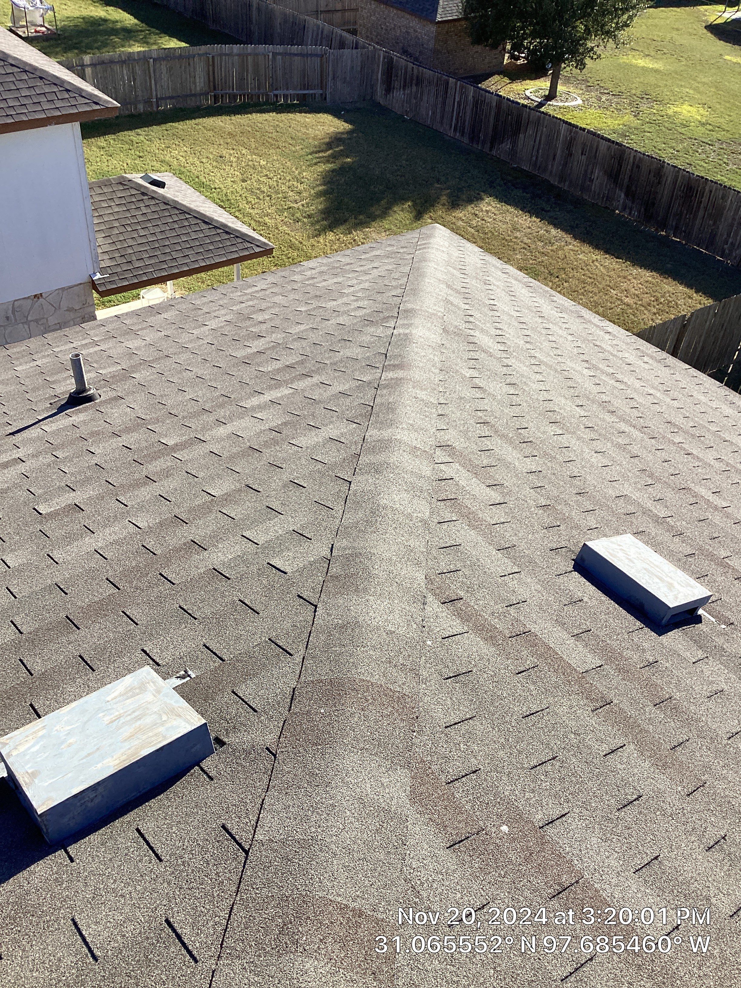 Hail Damage Restoration and Full Roof Replacement in Killeen by Caliber Restoration LLC