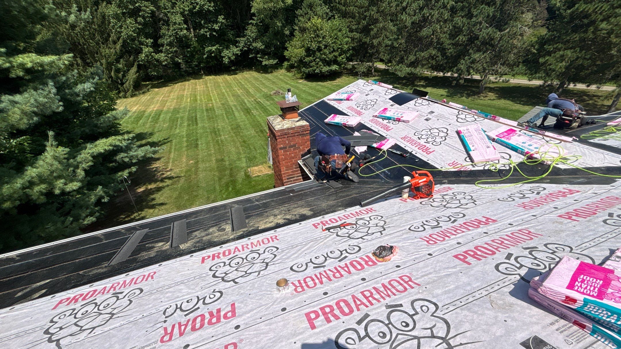 Roof Replacement using Owens Corning Onyx Black by 180 Contractors