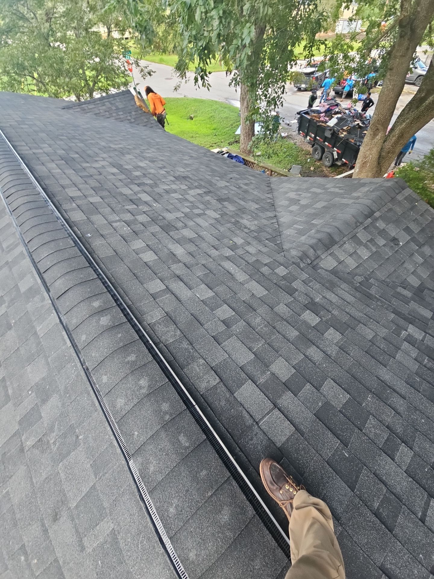 Residential Roofing Installation using Owen's Corning Duration (Lifetime) Shingles by Roof Repair Company