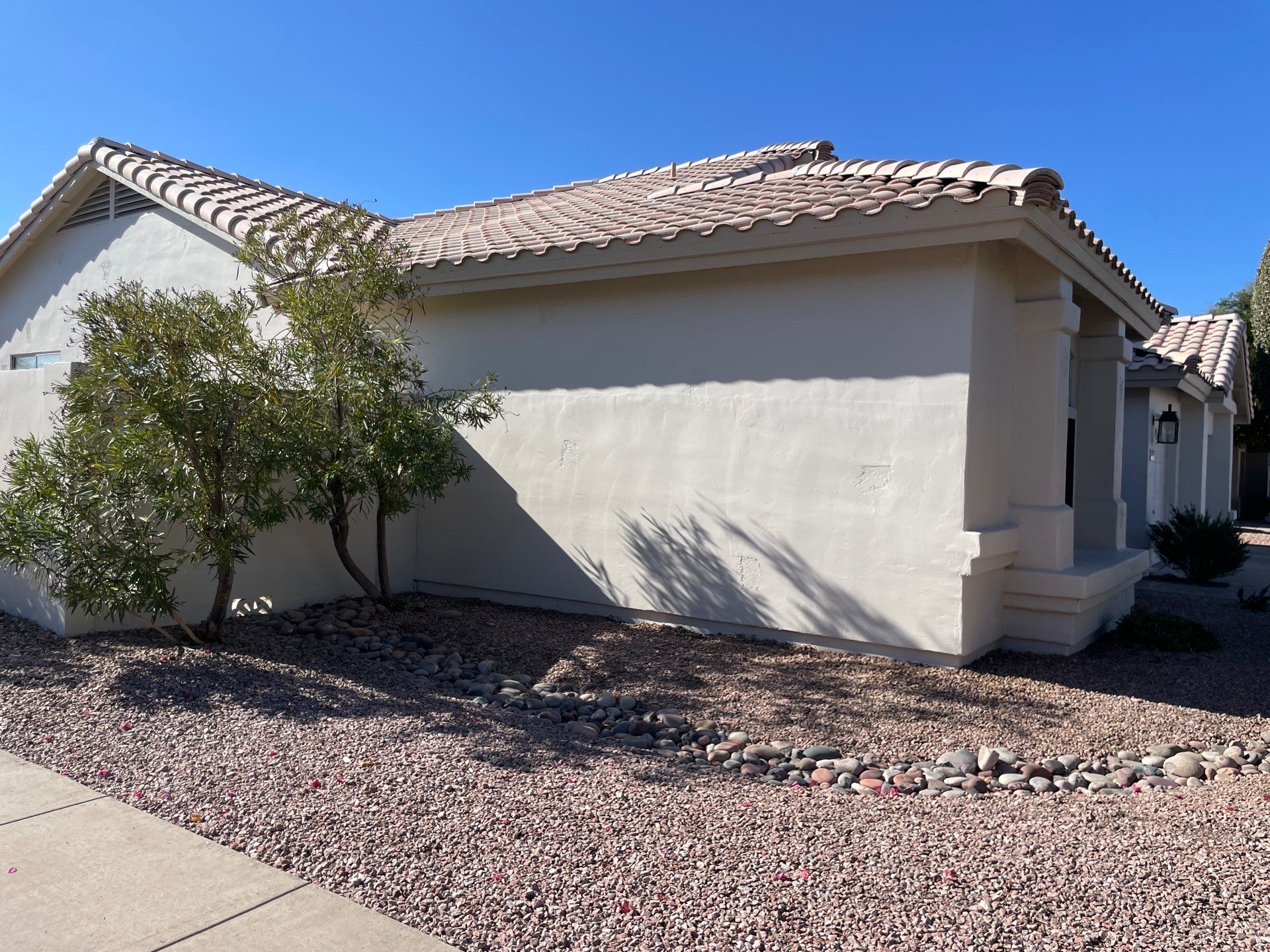 Gazzo - A Beautiful Home Exterior Transformation in Scottsdale, AZ with C&M Primer and Sherwin Williams Paints by Double G Painting Contractors, LLC