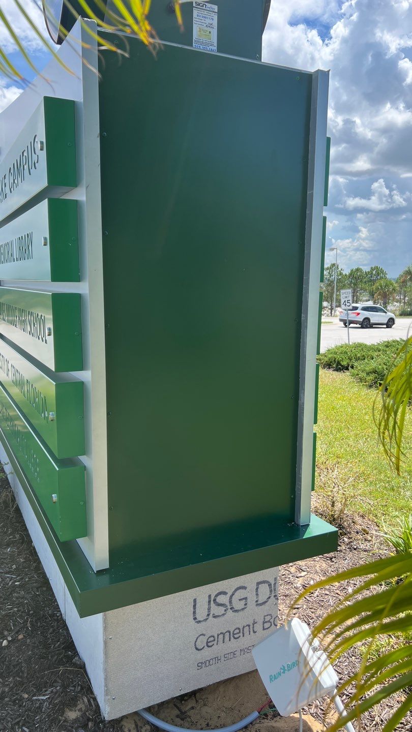 Monument Sign for LSSC Clermont by SignCrafters