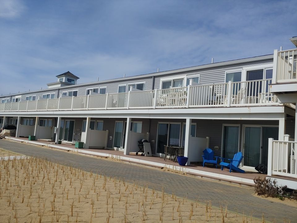 Gutter Installation using 6" K-Style Aluminum Gutter on the Seaside Inn in Truro, MA by Gutter Pro Enterprises