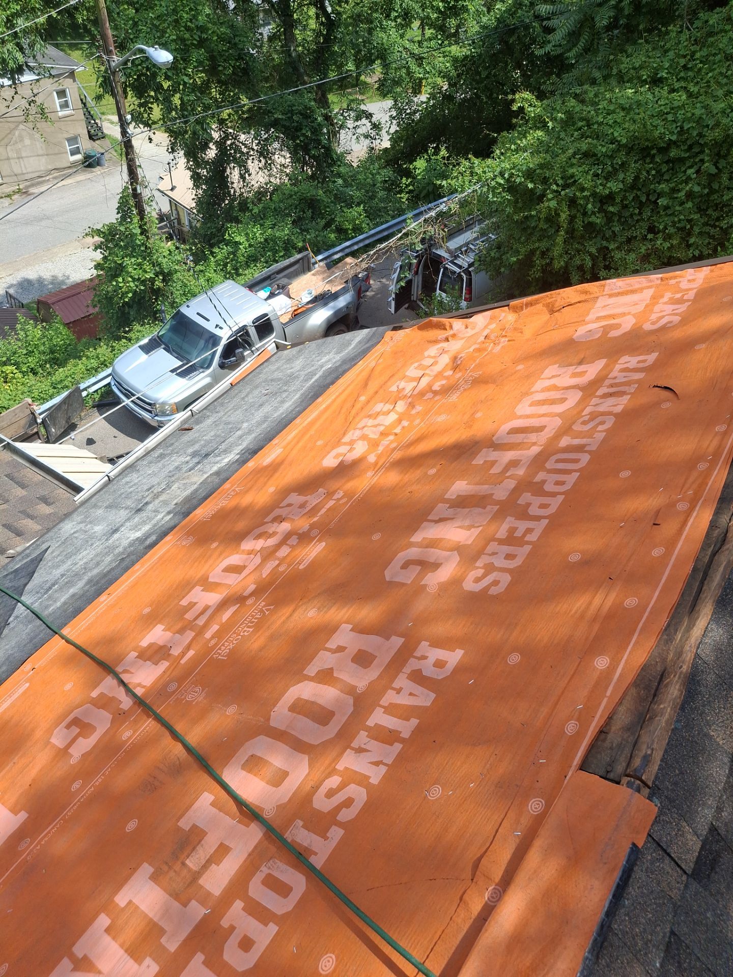 Residential Roofing Installation using GAF Timberline HDZ Barkwood by Rainstoppers Roofing