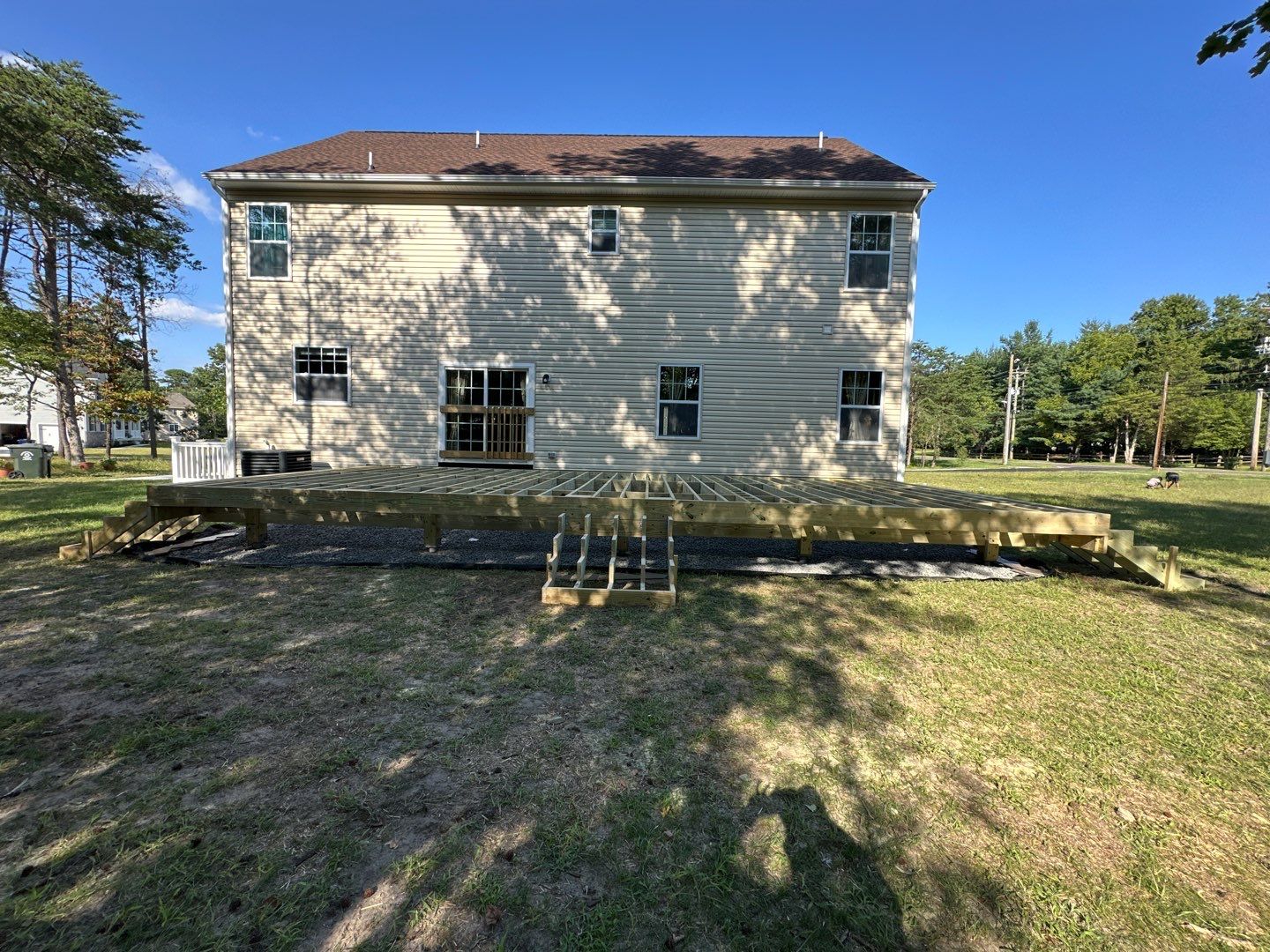 New Deck using Deckorators Venture - Color Sandbar  by deck guardian