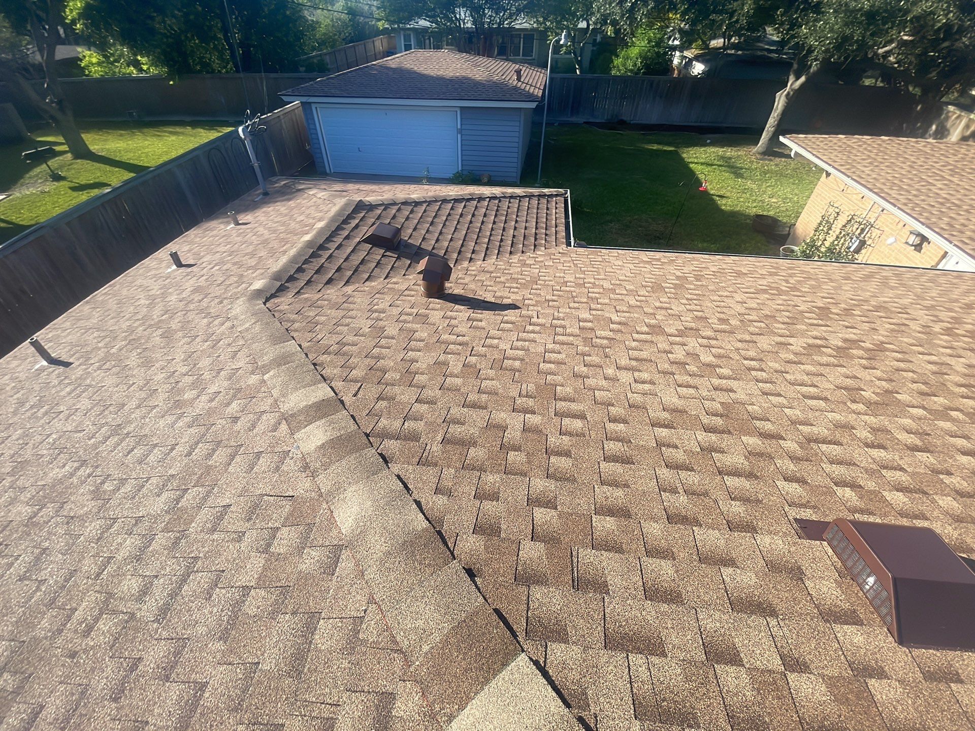 Residential Roofing Installation using GAF HDZ Shakewood by Lighthouse Roofing
