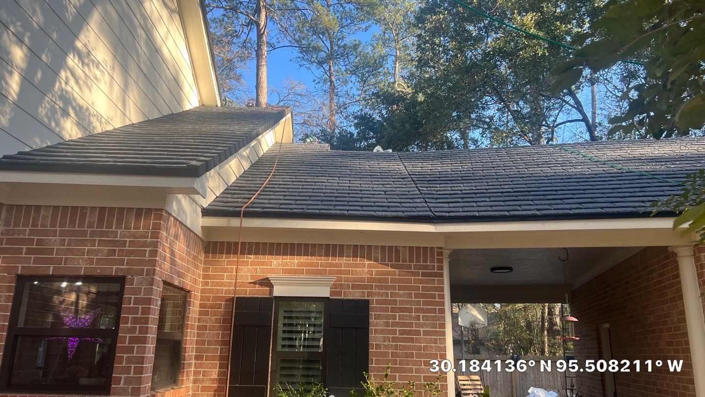 Residential Roof Replacement using Davinci Province Slate Shingles by Elite Roofing LLC