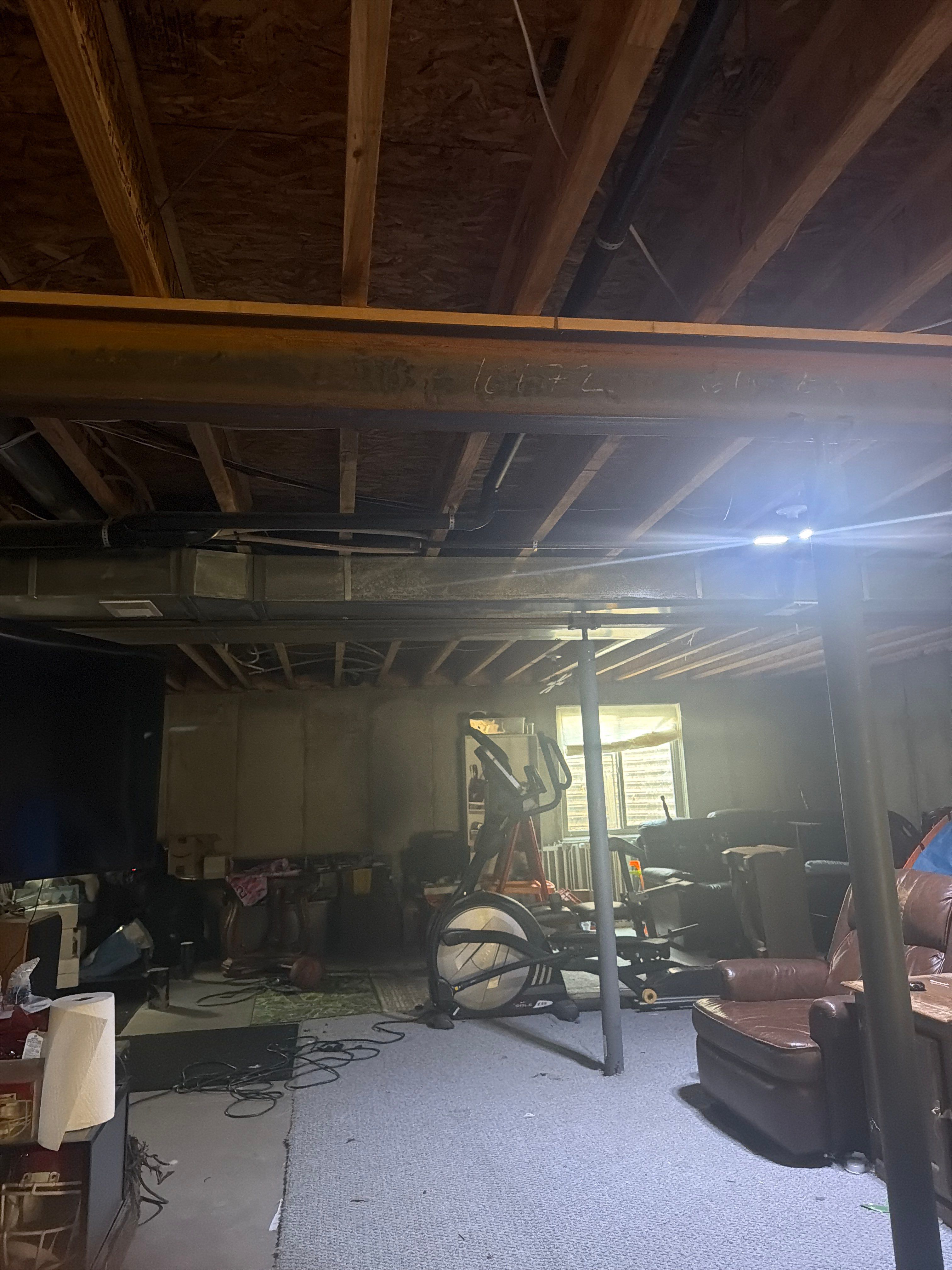 Mead Basement Renovation with HVAC and Electrical Rough-In Work by CompanyCam Sales Demo