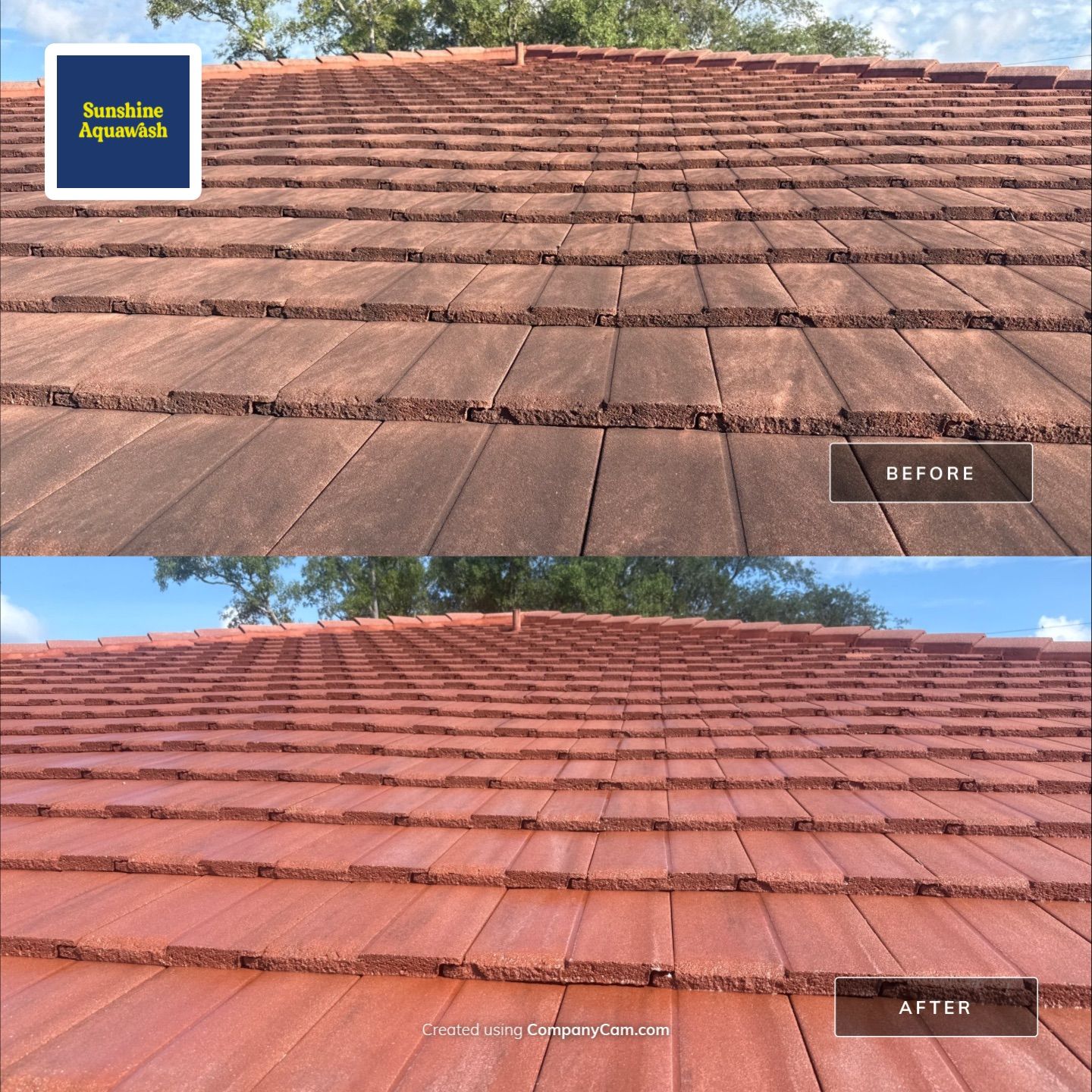 Tile Roof, Driveway & Patio Cleaning – Vivienda at Bradenton I by Sunshine AquaWash