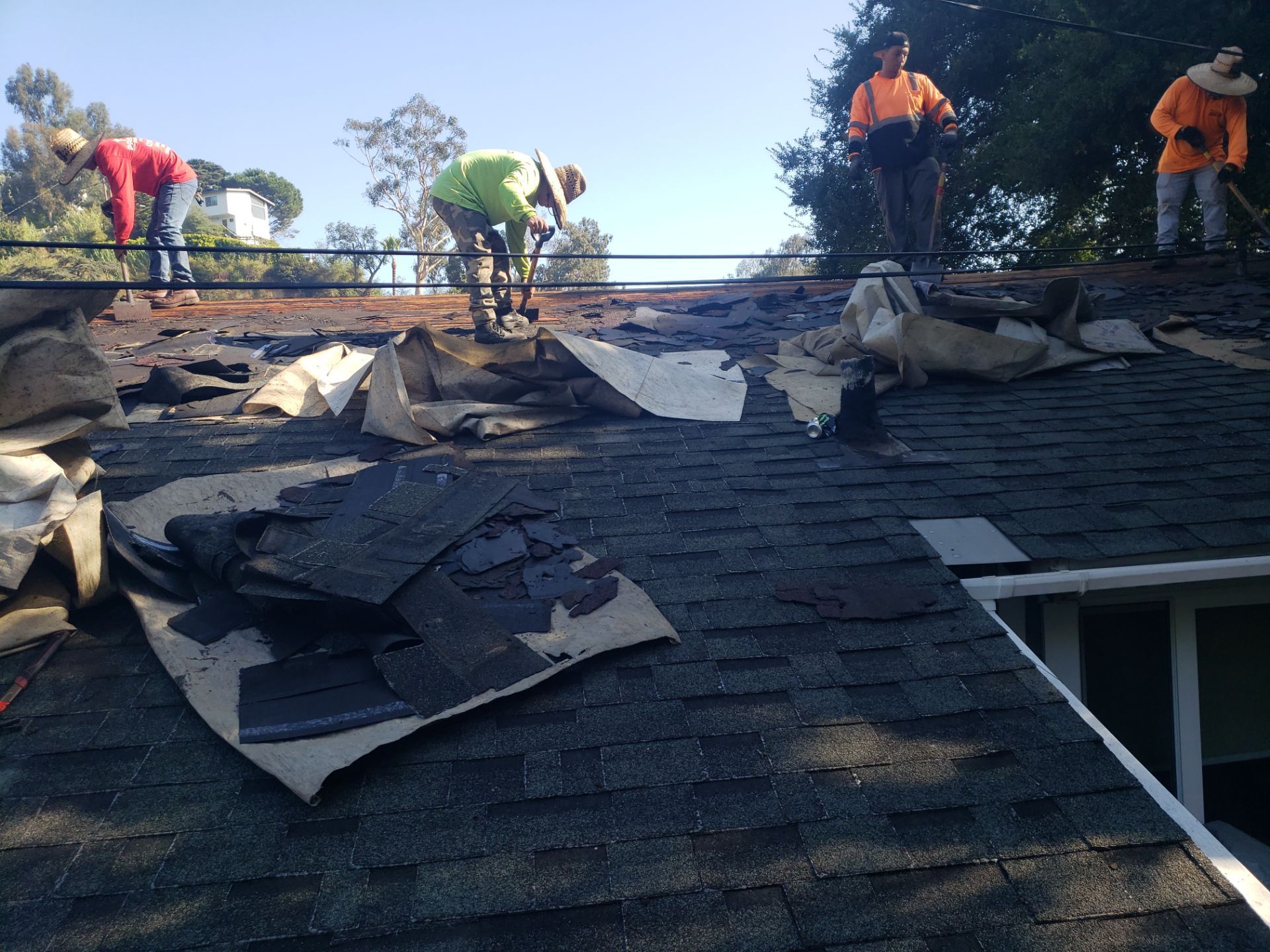Residential Roofing Installation using Shingles and Silicone by Hull Brothers Roofing