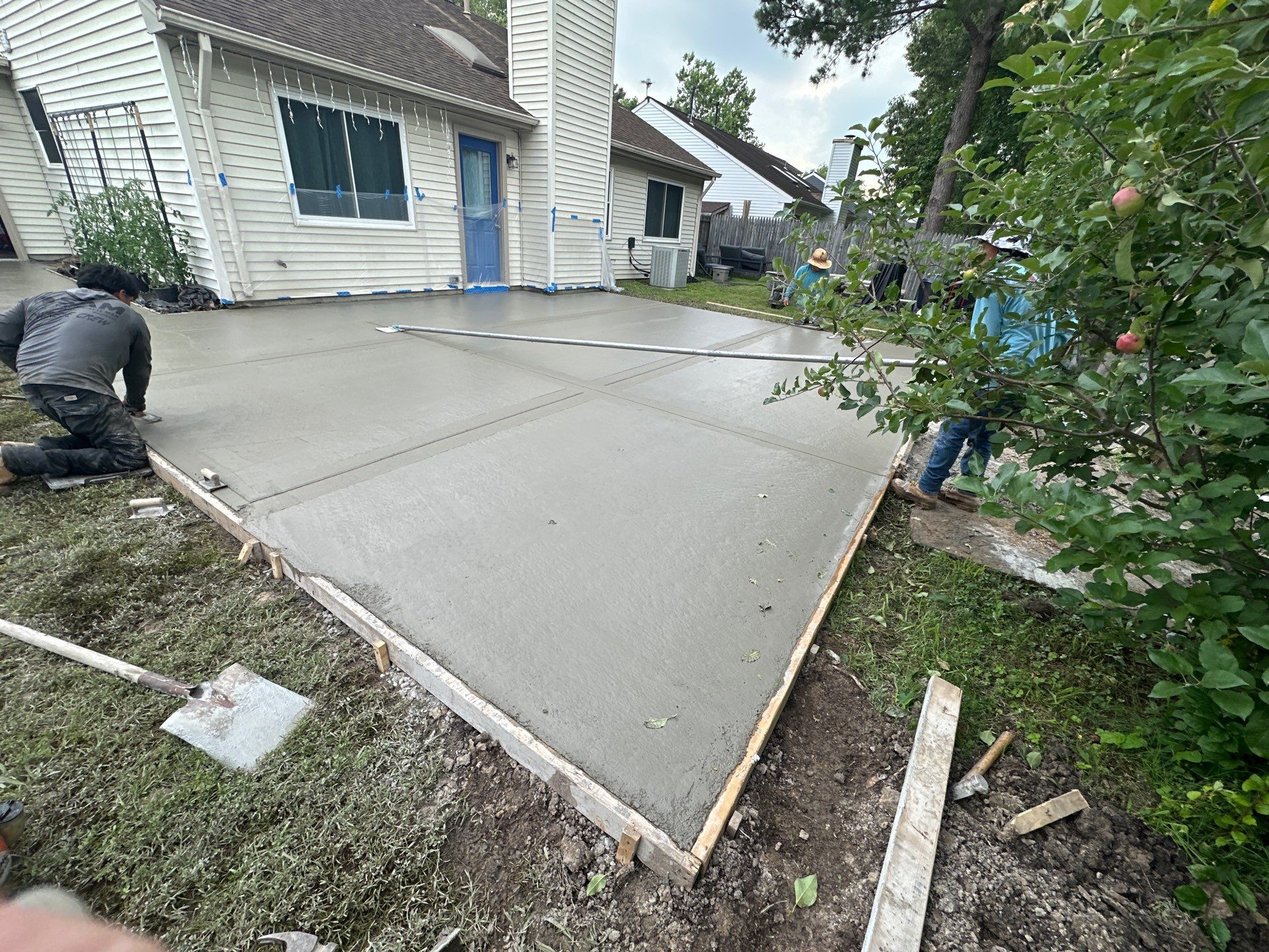 Project in Virginia Beach by Sam The Concrete Man Virginia Beach