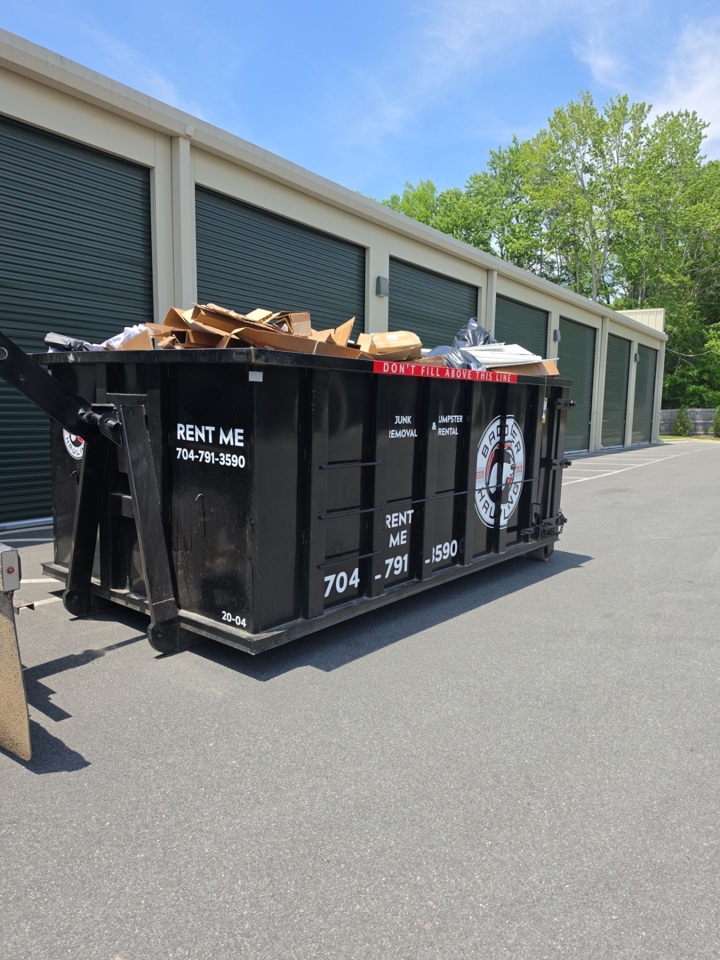 Dumpster Rental in Indian Trail by Badger Hauling