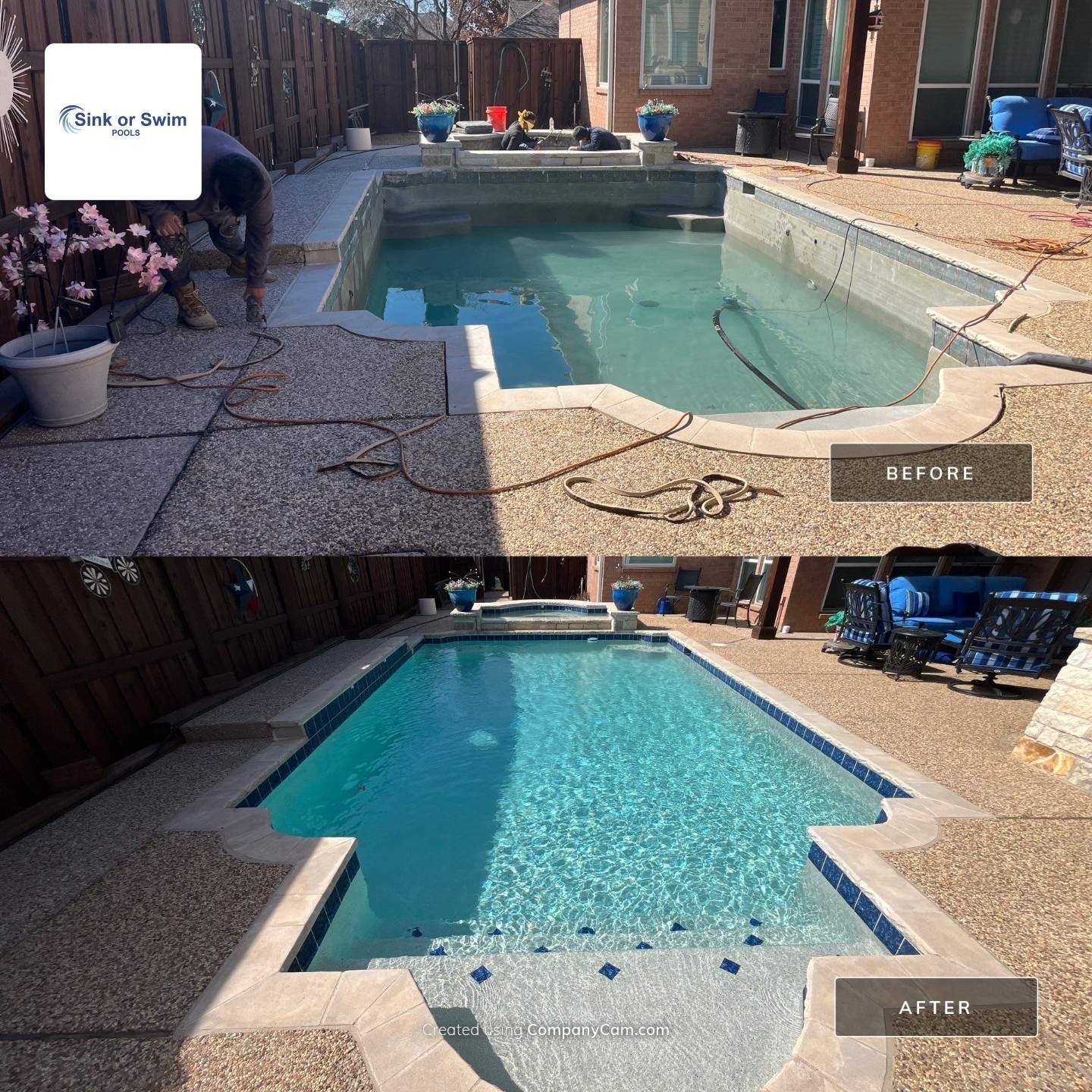 Coppell Remodel by Sink or Swim Pools