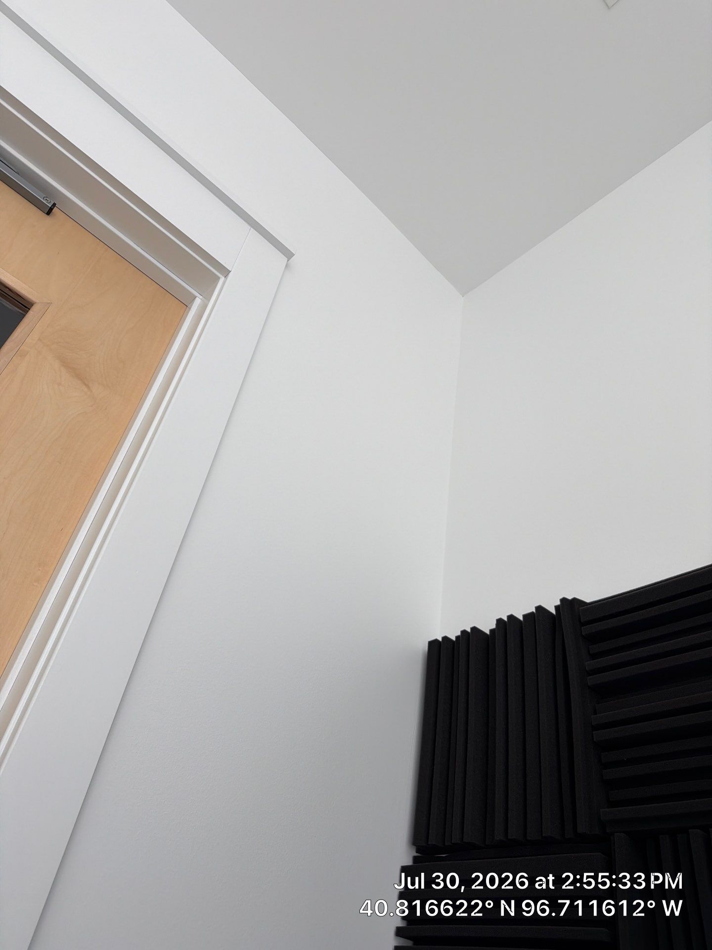 Commercial Acoustic Panel Installation and Media Room Setup in Lincoln by CompanyCam Sales Demo