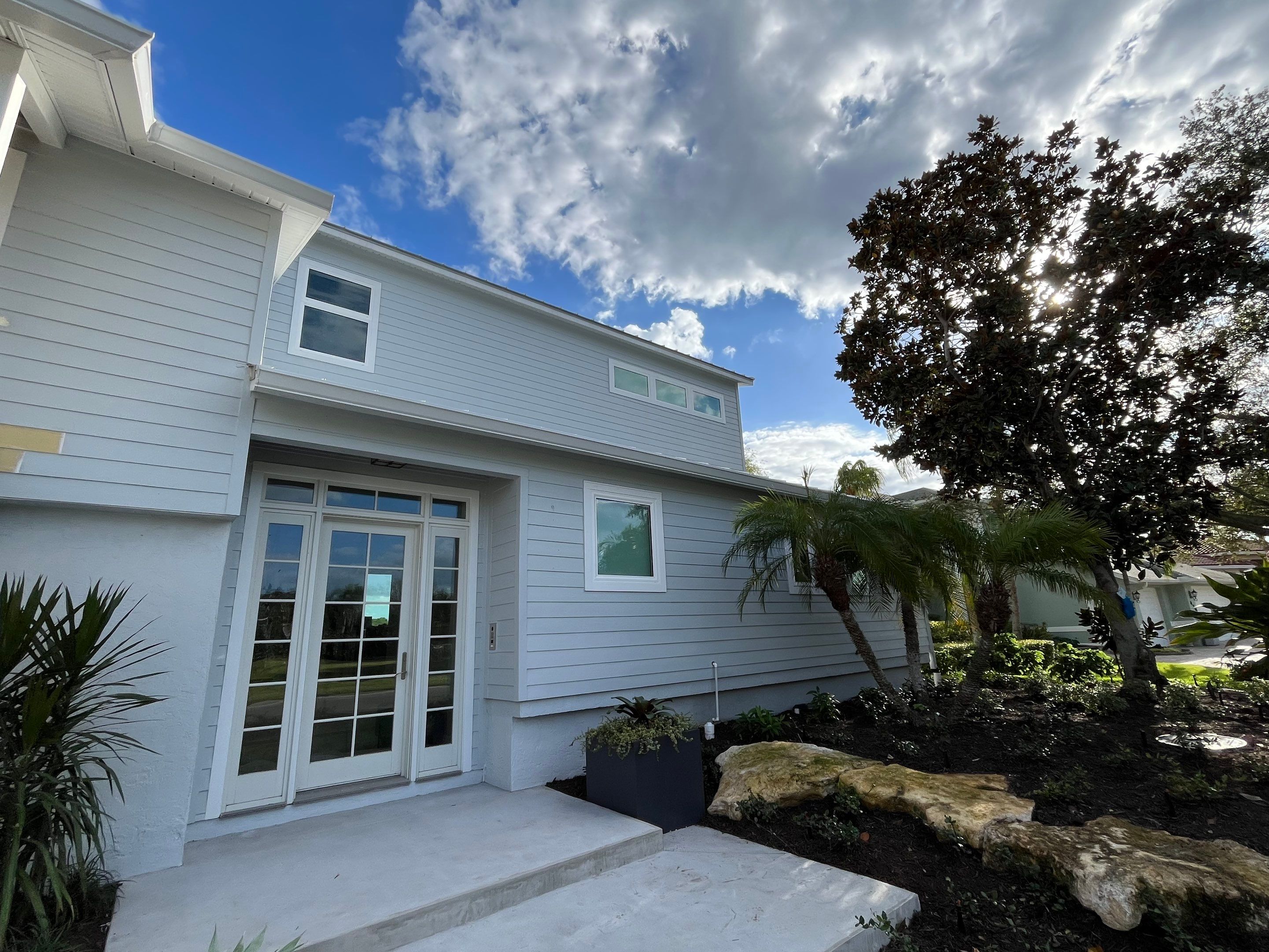 7-Inch K-Style Seamless White Gutters in Osprey FL by Gutter Professors