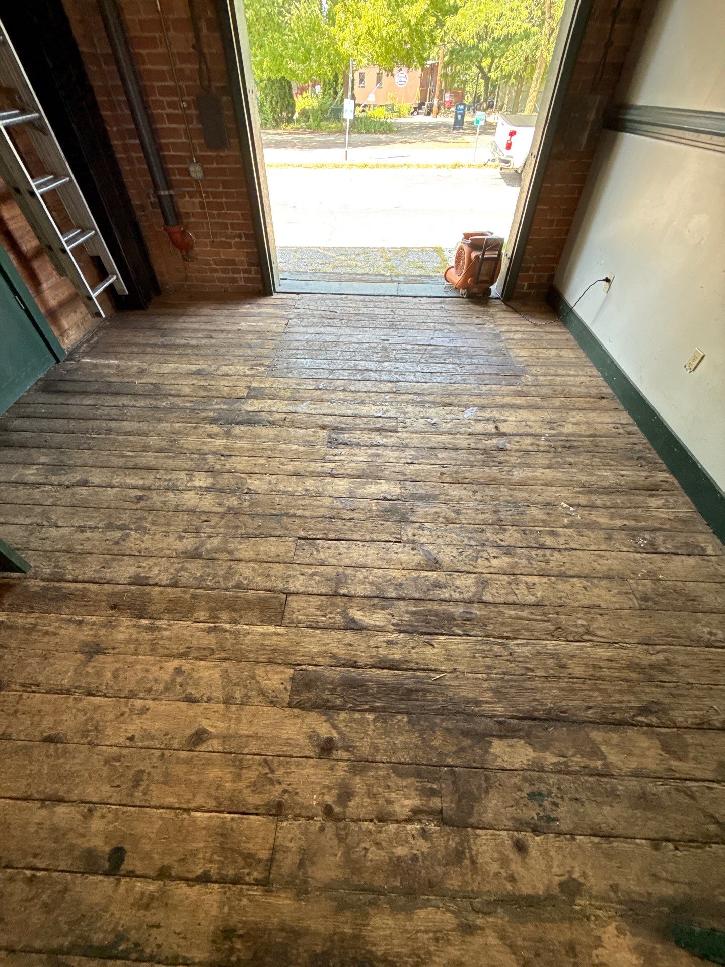 Historic restoration of 1873 floor  by Ann Arbor Hardwoods 