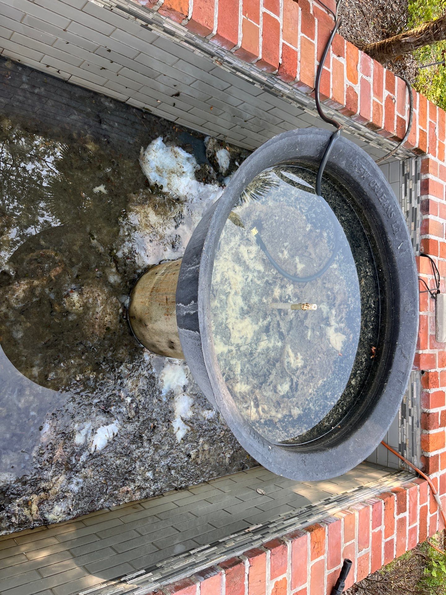 Pool Cleaning using Pool Cleaner by College Bros Outdoor services