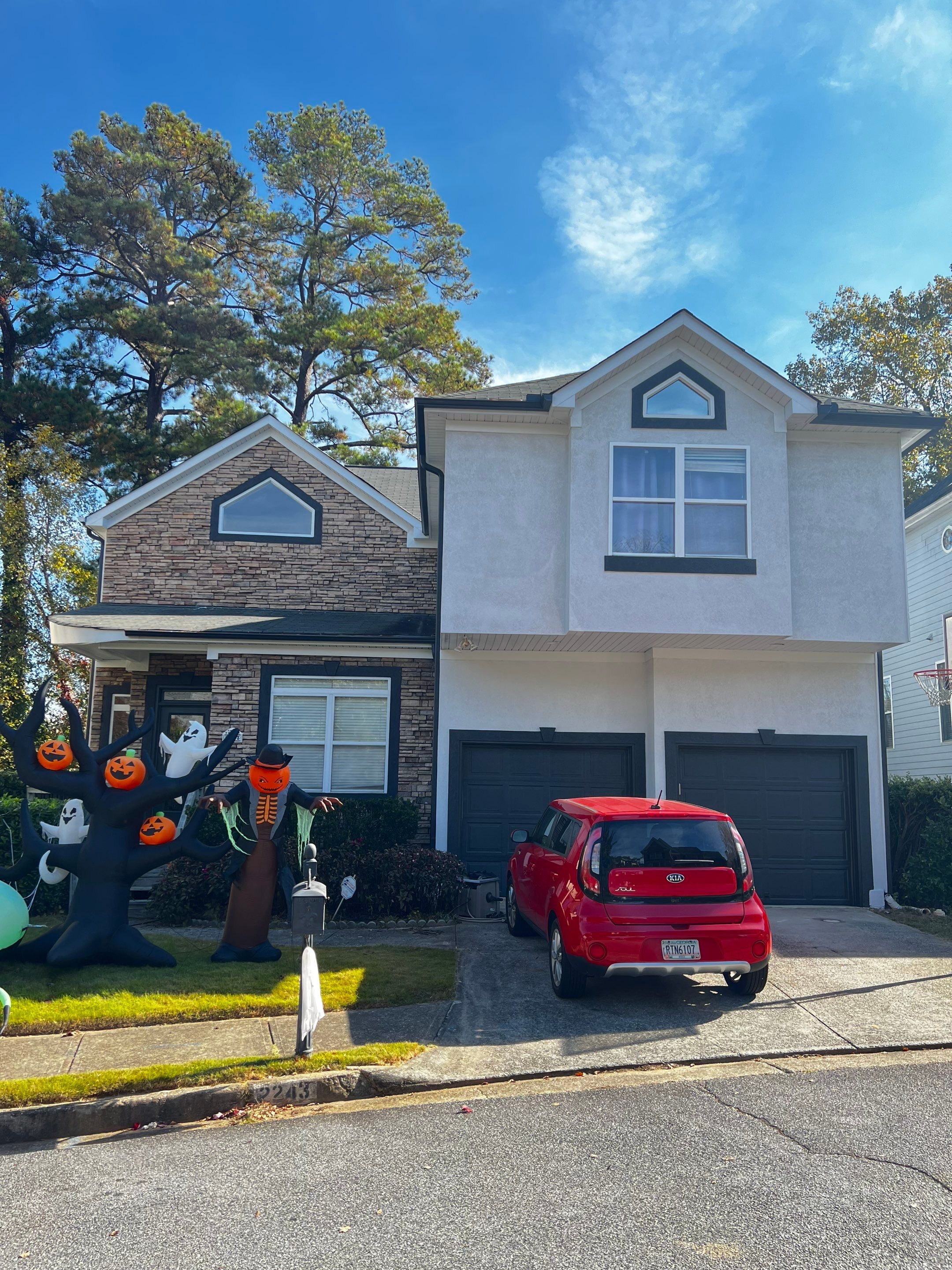 Exterior Painting and Trim Refresh for Atlanta Two-Story Home by Swift Home Renovations