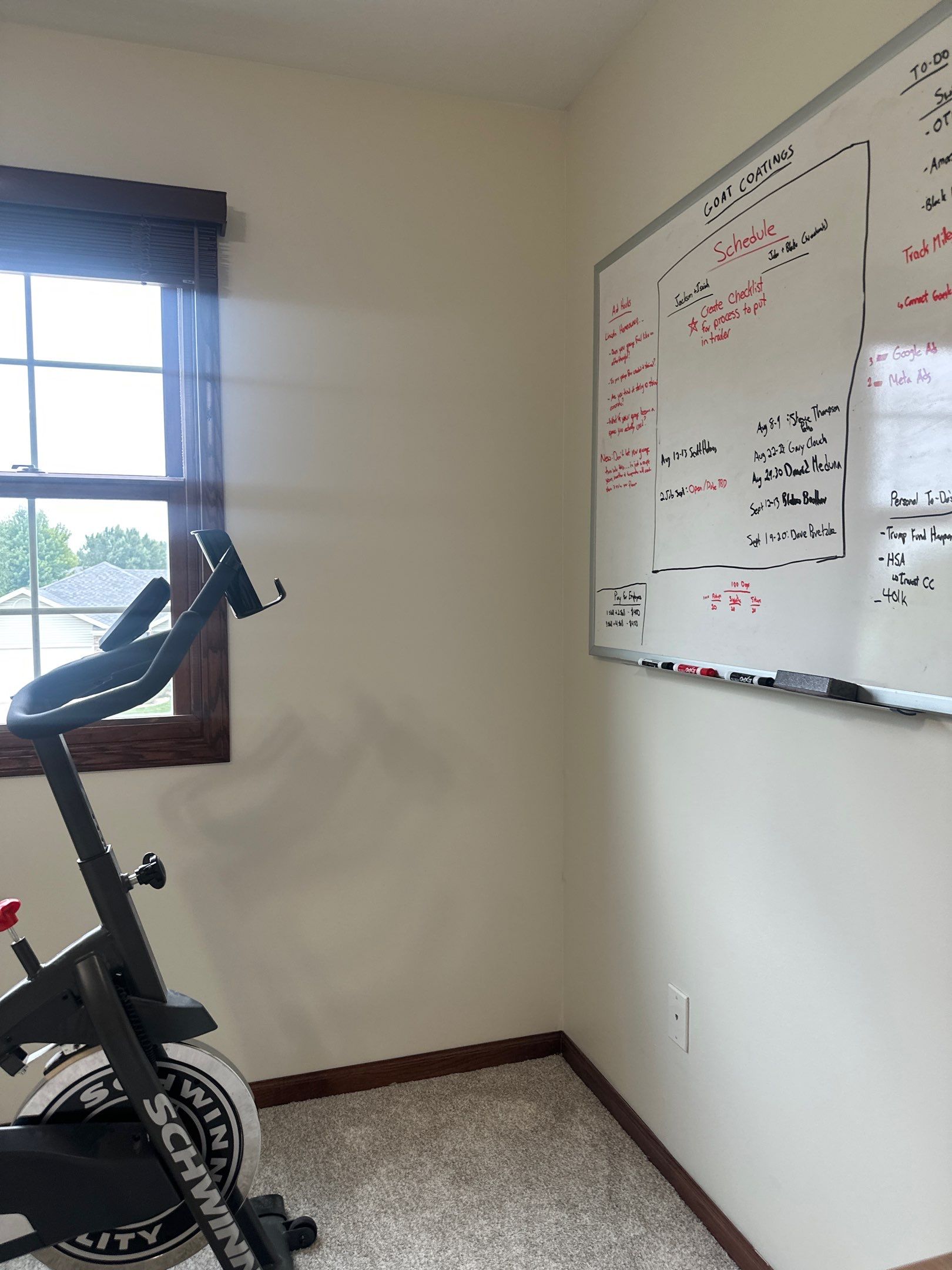 Interior Home Office and Fitness Room Update in Lincoln by CompanyCam Sales Demo