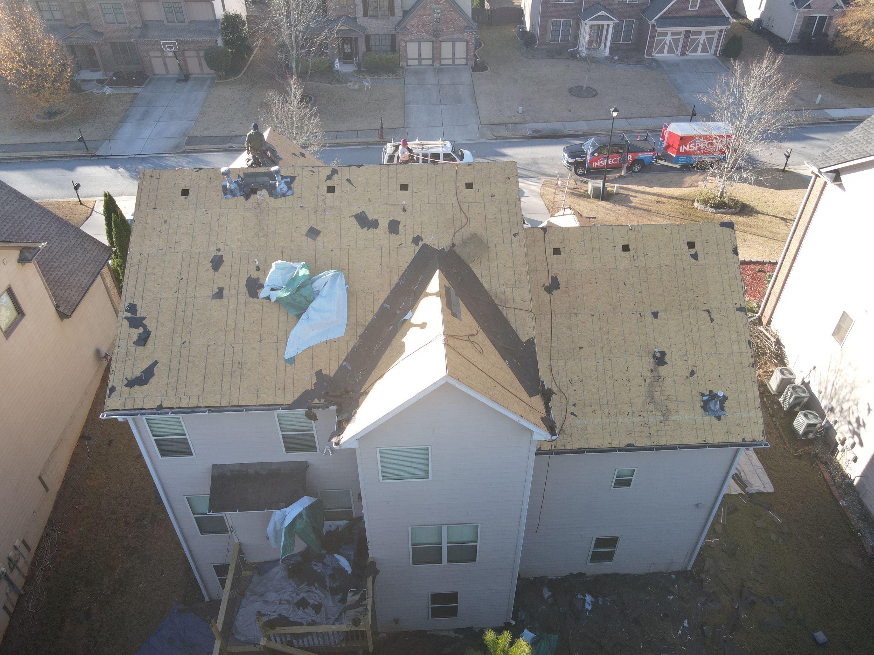 Residential Roofing Installation using Owens Corning by Inspector Roofing and Restoration