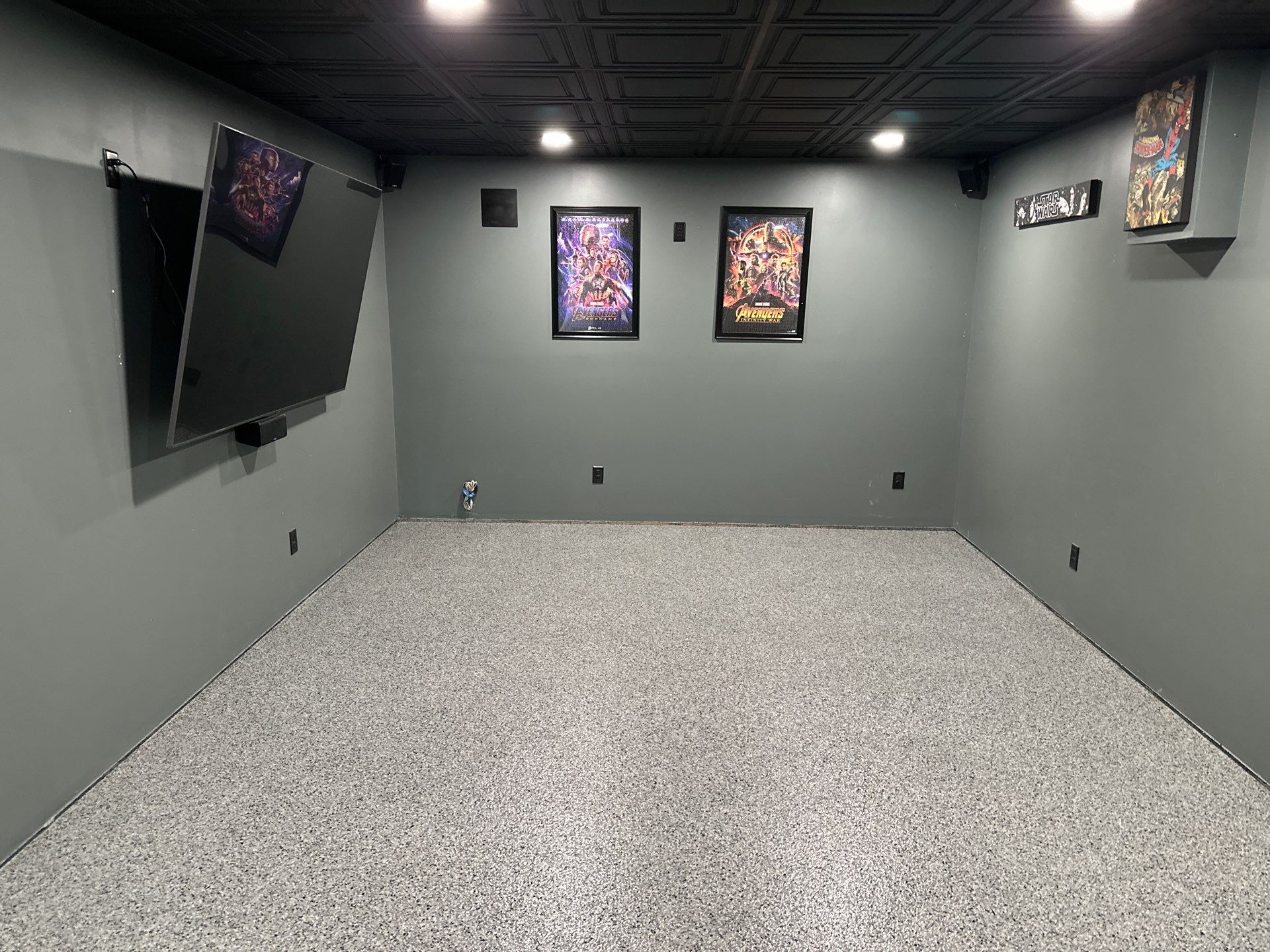 Basement using Nightfall by Elite Floor Solutions