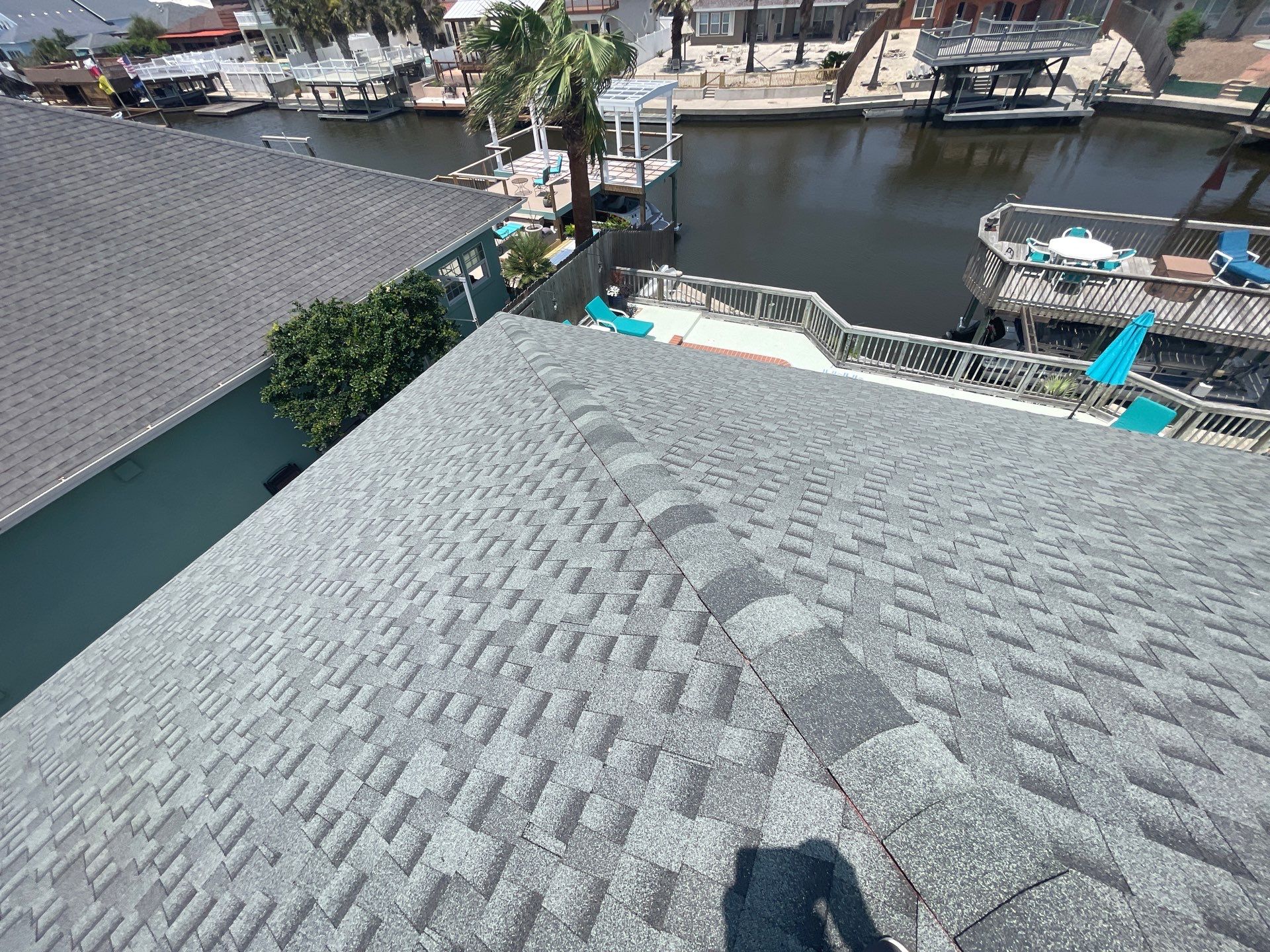 Residential Roofing Installation using GAF HDZ Slate by Lighthouse Roofing