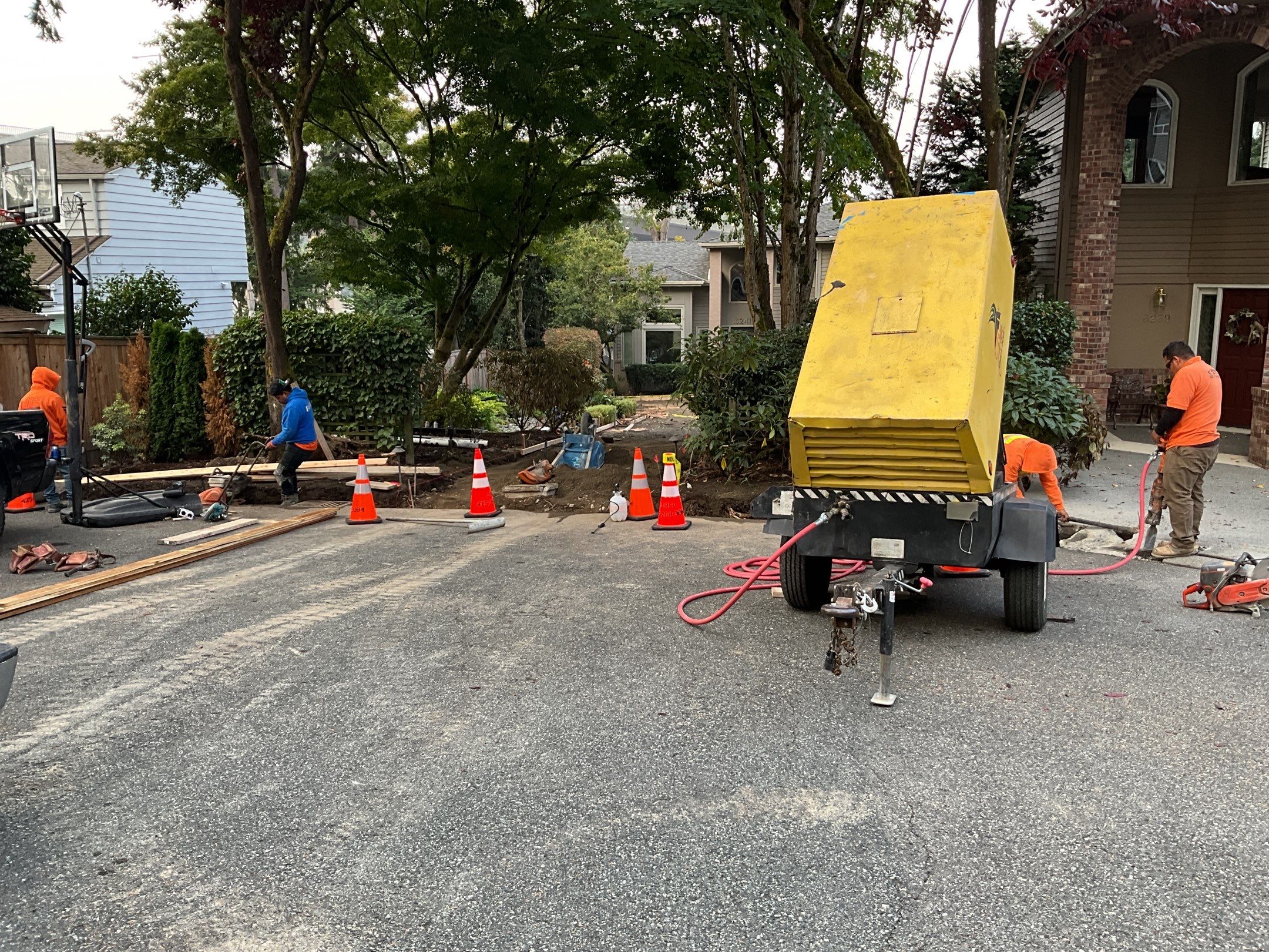Eggers | Aggregate Finish Driveway, Concrete Project  by Jireh Asphalt & Concrete Inc 