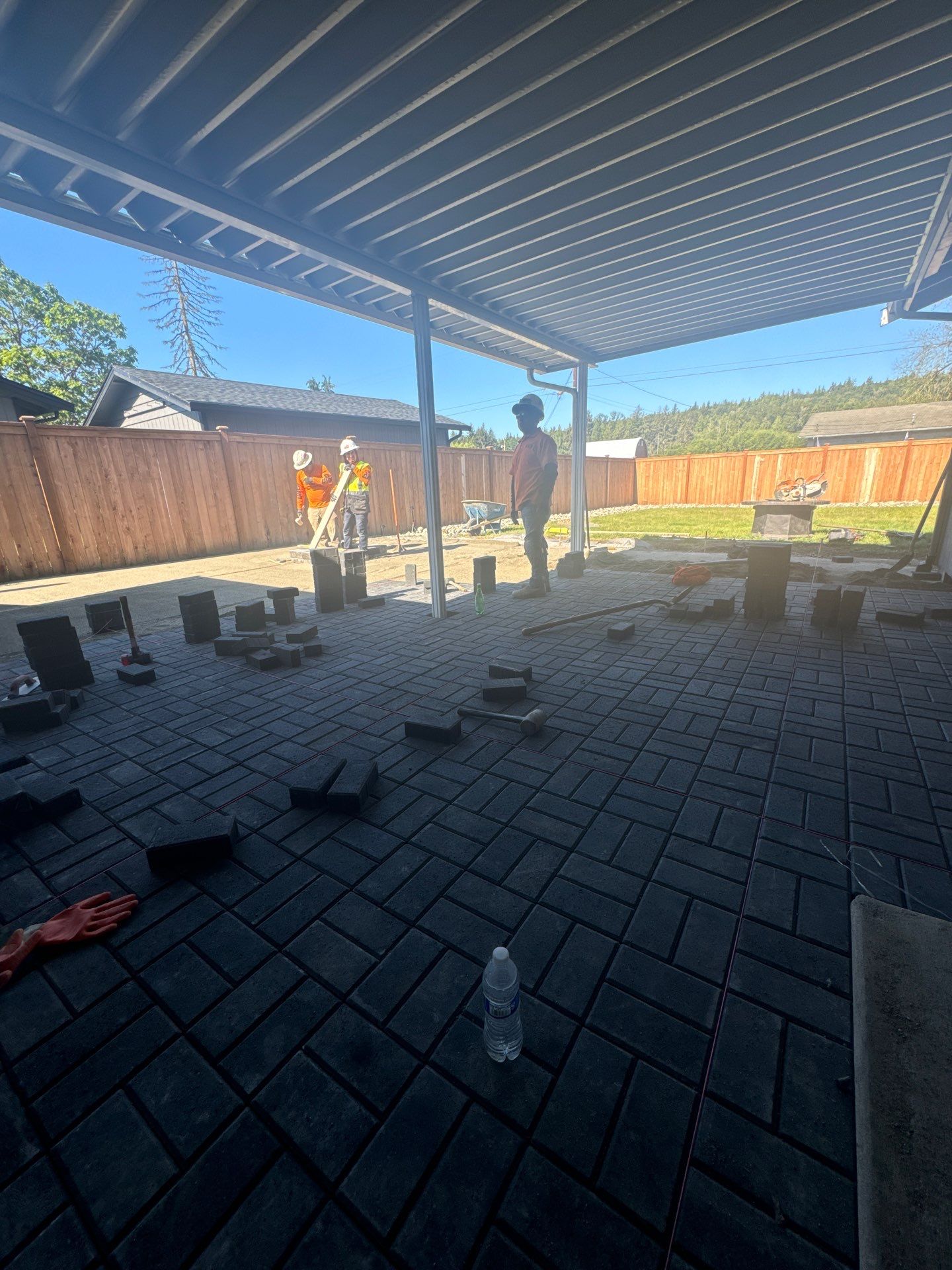 Connie G. Pavers Patio and Gravel Driveway by Jireh Asphalt & Concrete Inc 