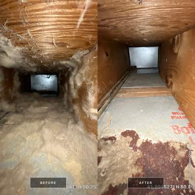 Air Duct Cleaning With a Vacuum Truck in Mercer, PA