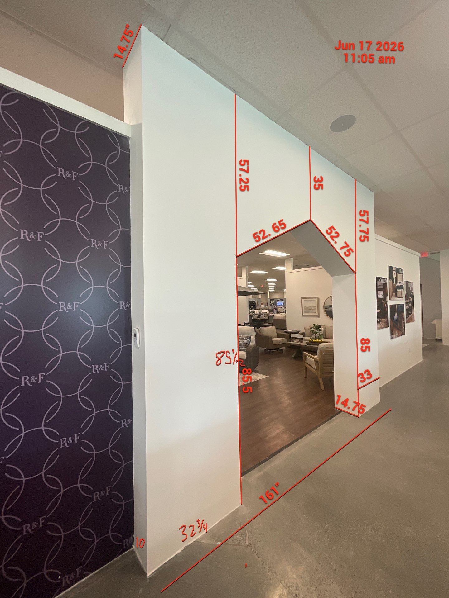 Studio at 47th Wall Mural and Interior Branding in Mechanicsburg by Nick The Sign Guy
