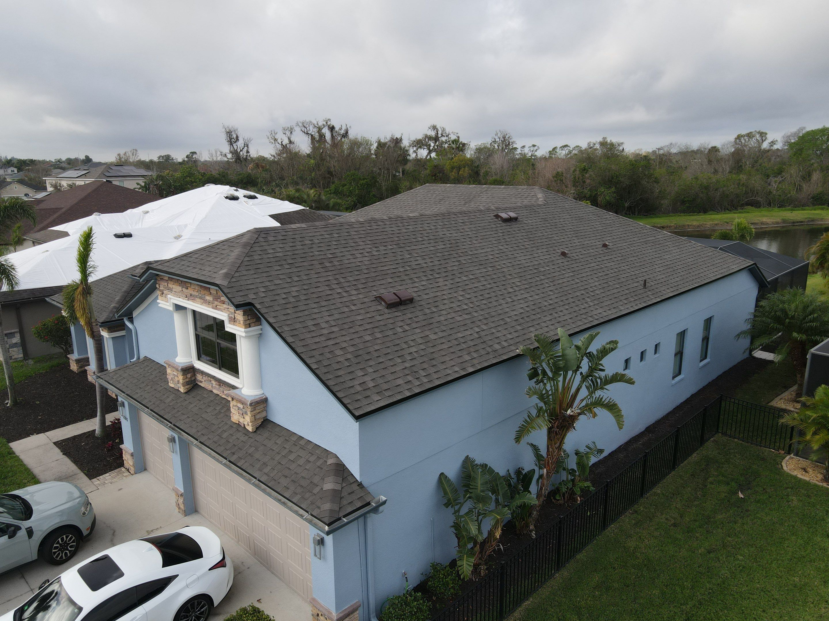 Roof replacement in Apollo Beach, FL. by Steadfast Roofing