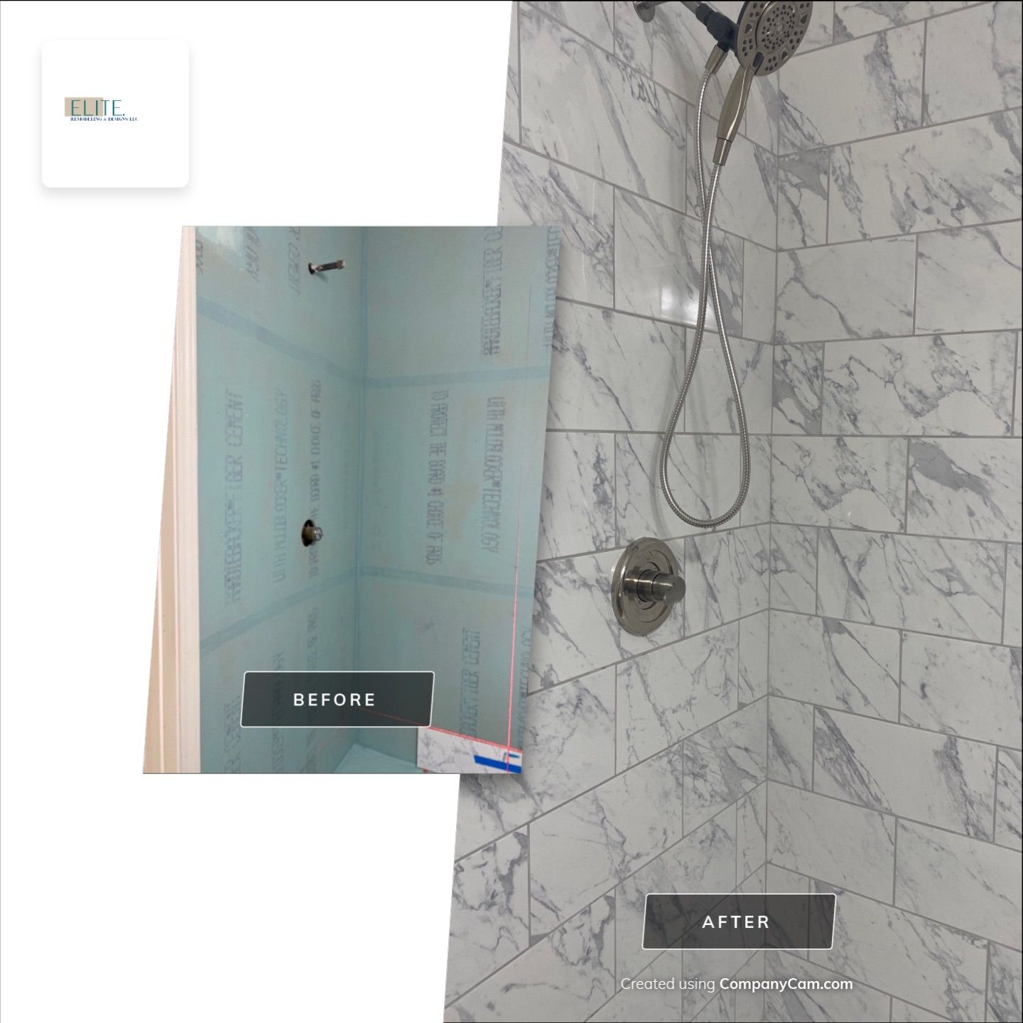 A Pathway to Possibility – Turning a Half Bath into a Full Retreat in Holly Springs by Elite Remodeling and Design LLC