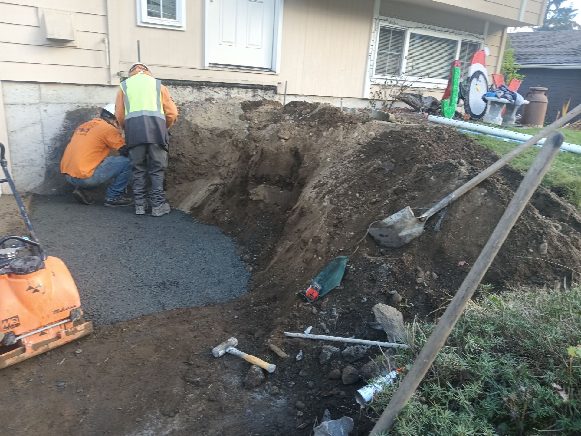 Concrete Front Stair Repair | Bothell  by Jireh Asphalt & Concrete Inc 