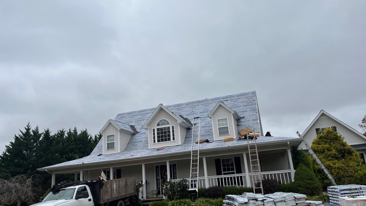 Residential Roof Installation by KISH RESTORATION 