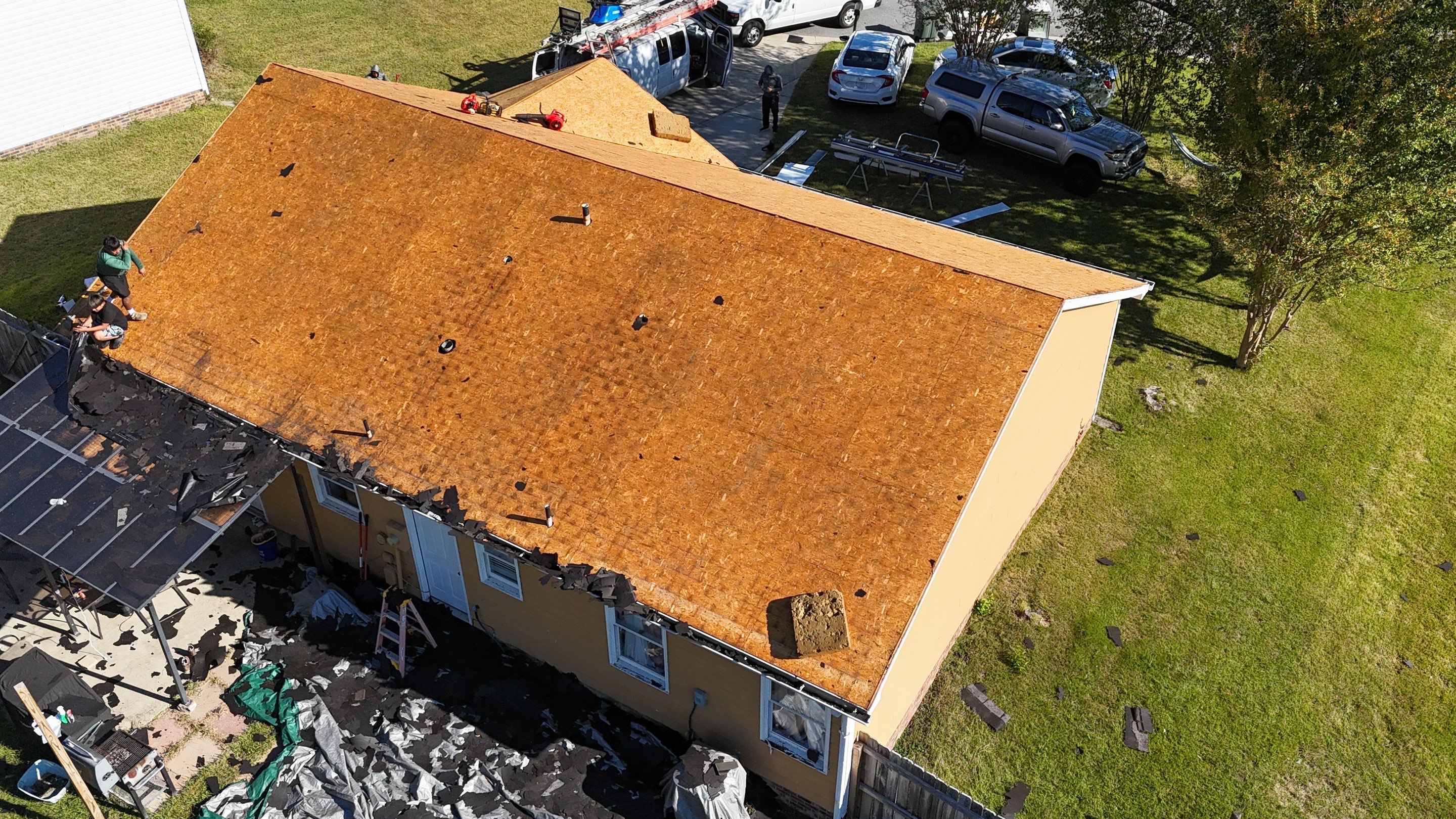 Roof replacement by hail damage by Just Brilliant Restoration JBR