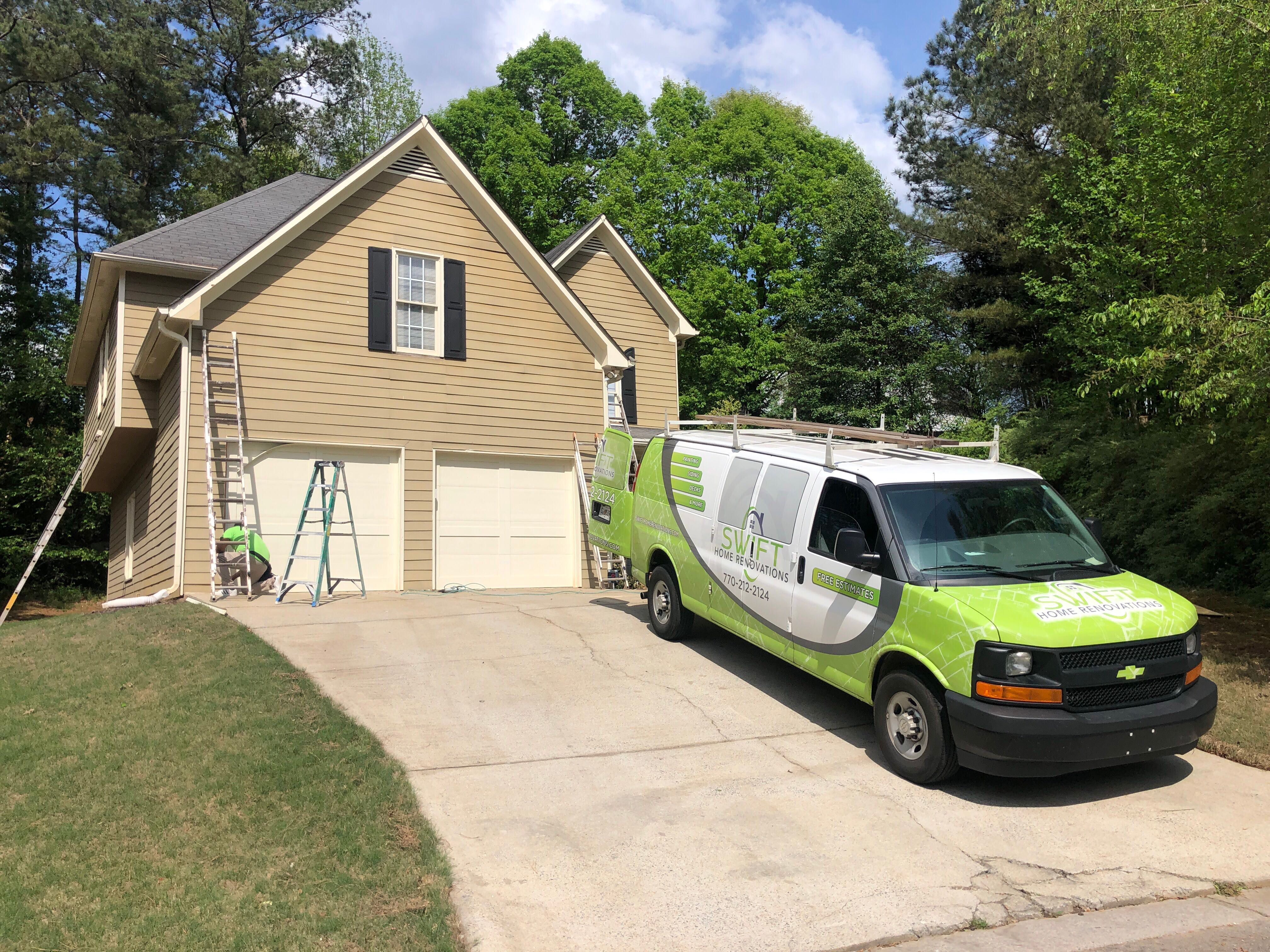 Complete Exterior Painting and Trim Refresh in Acworth by Swift Home Renovations