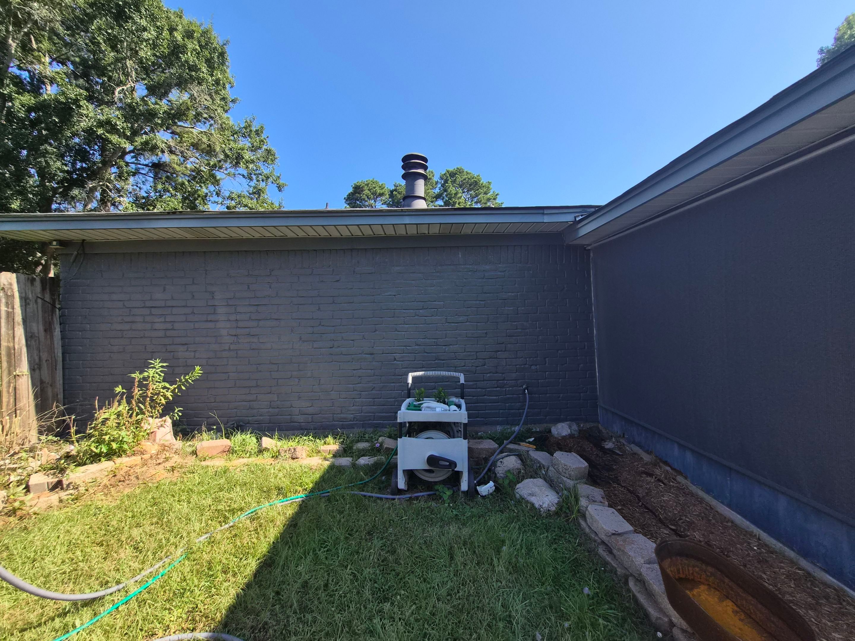 Exterior Refresh Brick Painting Job in Overton, TX by Quality Coats Painting