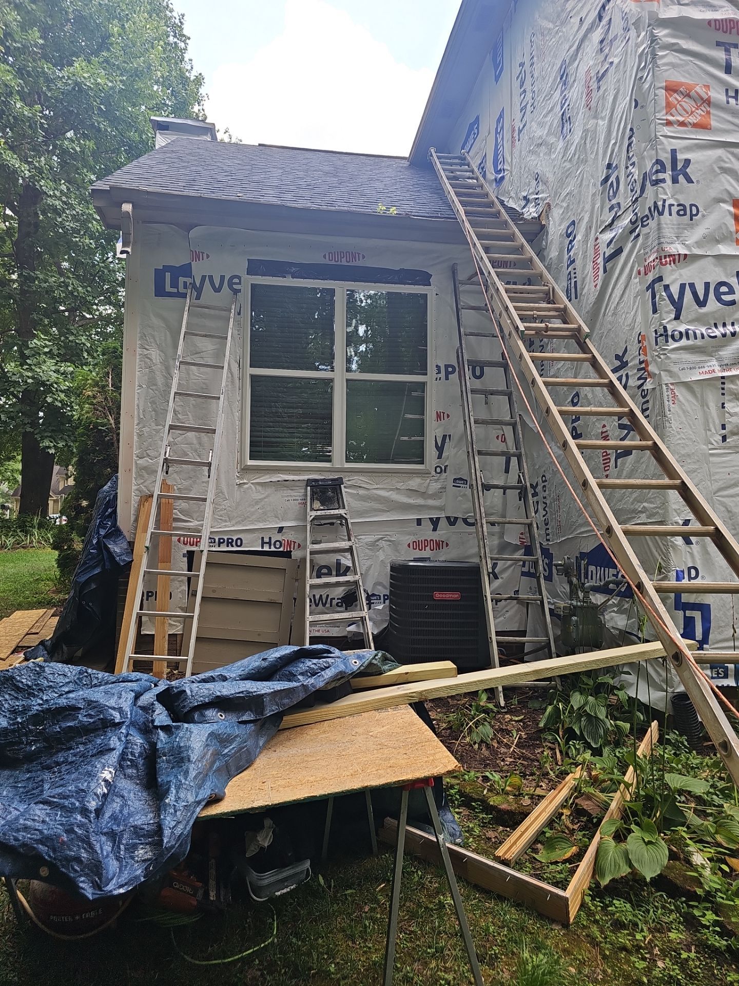 New Windows, Siding, Trim, Fence, and Backyard Concrete Pad by Billy Weatherspoon Contractor