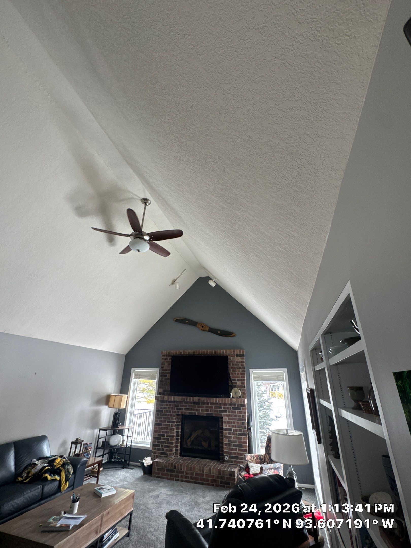 Residential Interior Repaint Walls After Drywall Work Done by Midwest Paint LLC
