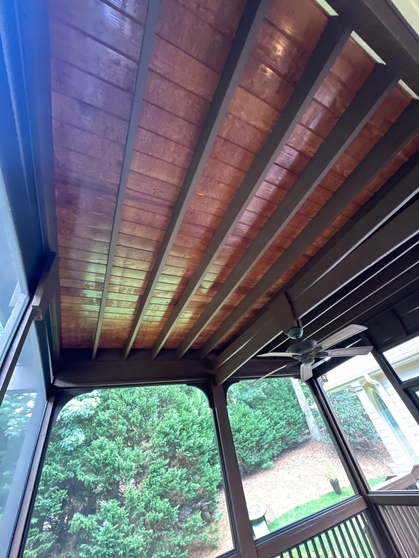 Full Interior Home Painting and Screened Porch Refinishing in Alpharetta by Swift Home Renovations
