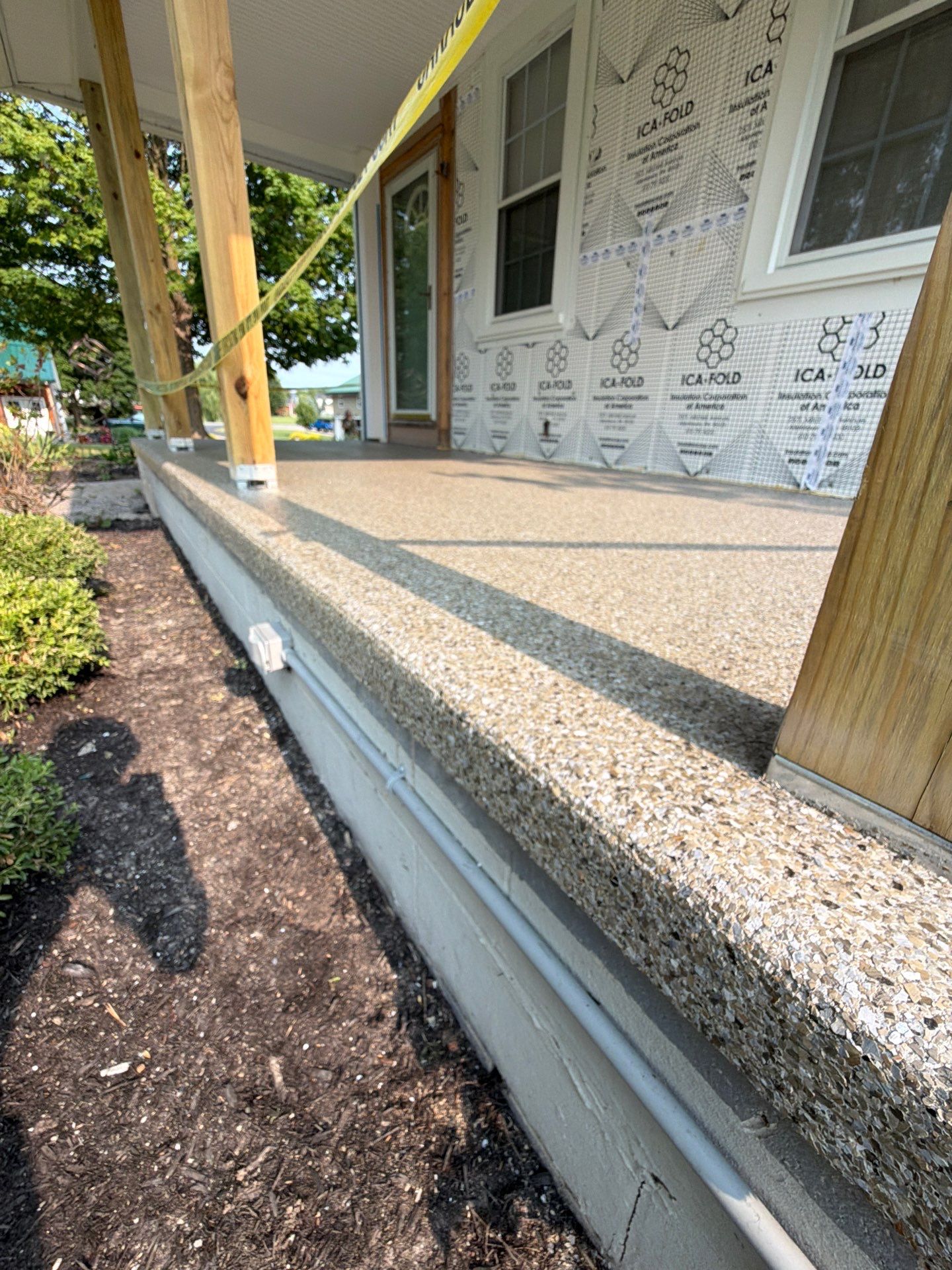 Vintage Shalestone Porch Coating by NG Masonry & Construction LLC