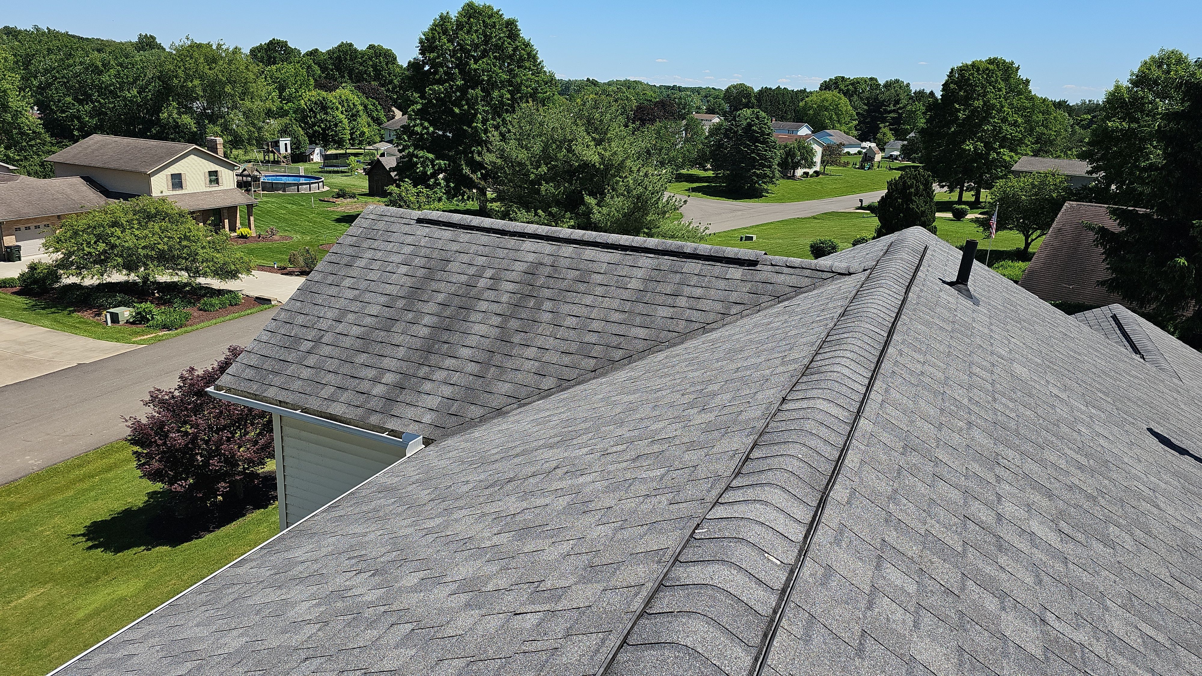 CT Landmark, Color, Georgetown Grey, Drip Edge, Black by Eagle Eye Roofing