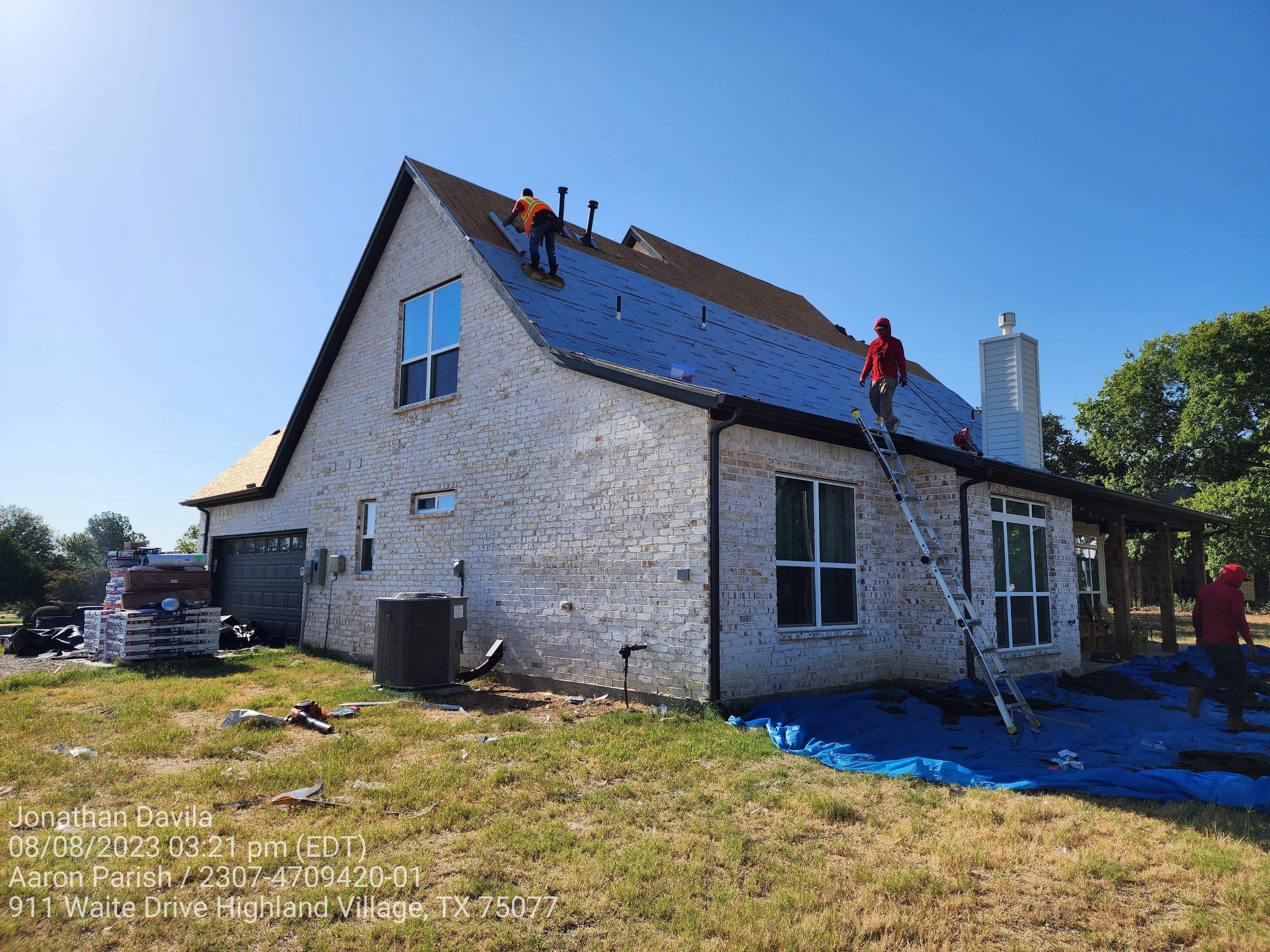 Project in Highland Village by Zeus Exteriors