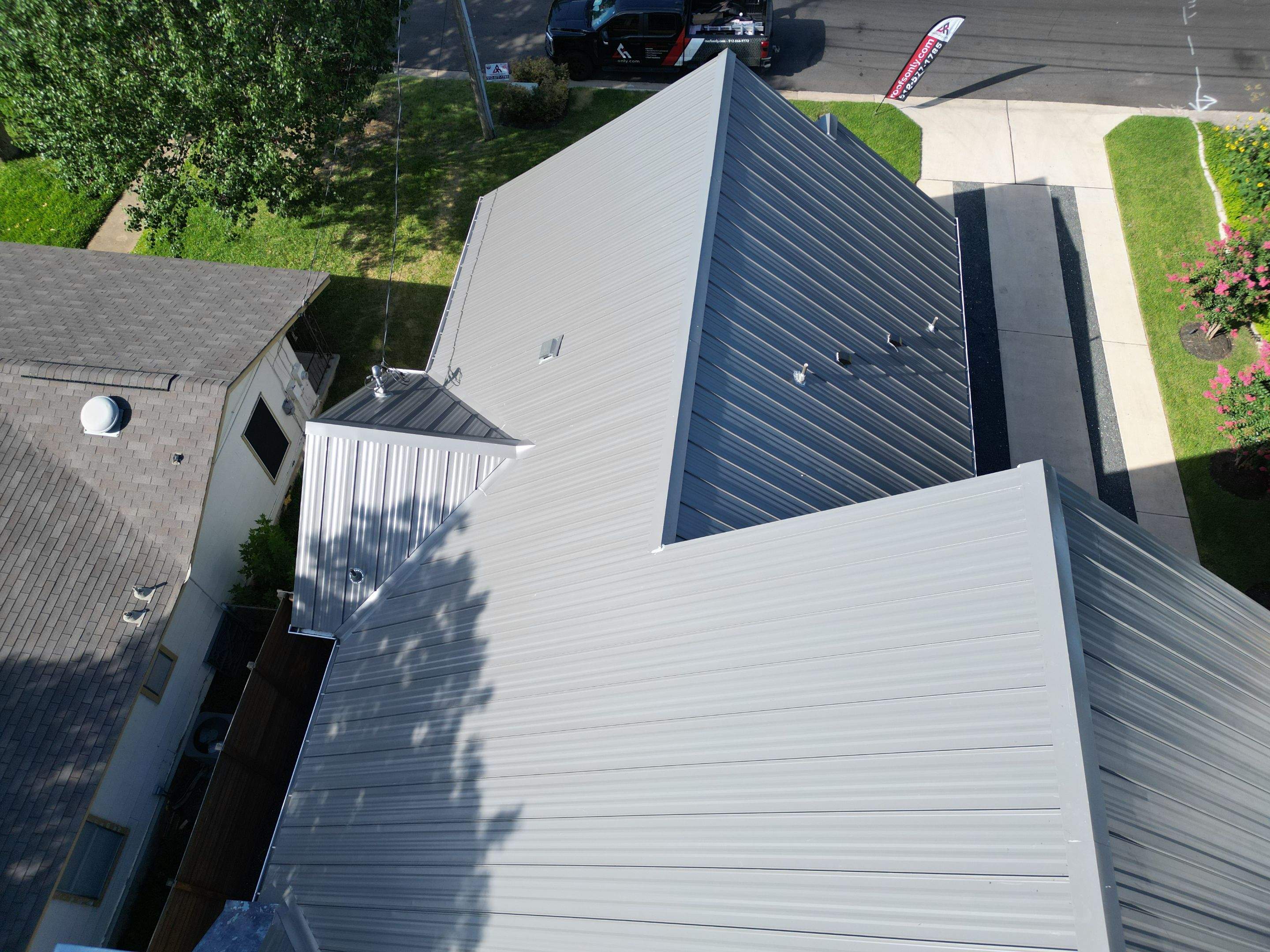 Charcoal Grey - L&A Metals LLC Type FF100, Hidden fastener/Standing Seam by RoofsOnly.com