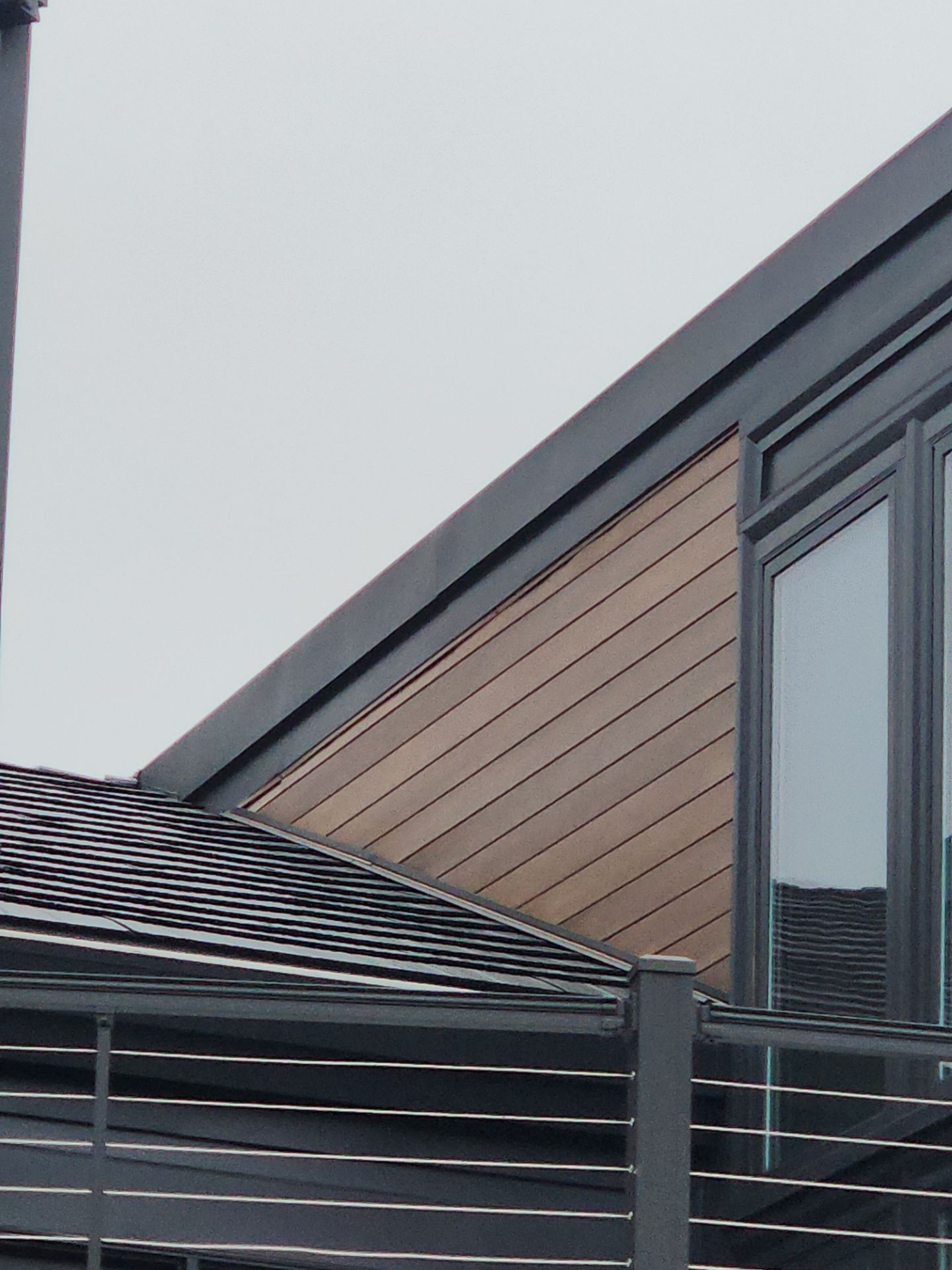 Black Frost Metal Shake Roof & Modern Exterior Renovation – Fort Wayne, IN by 4Ever Metal Roofing