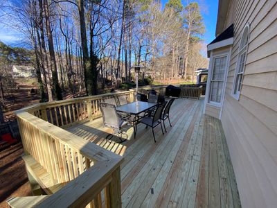 Elevated Pressure-Treated Wood Deck Replacement and Staircase in Duluth