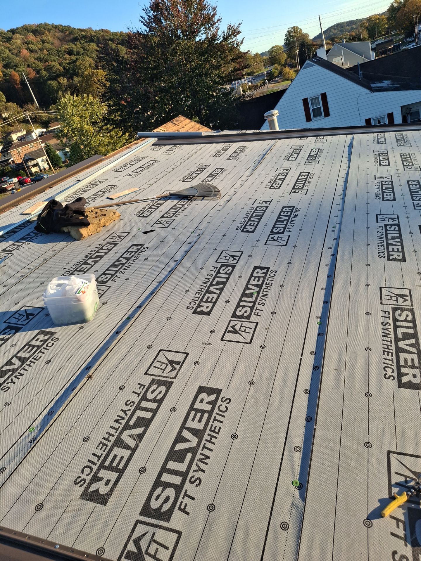 Residential Roofing Installation using Standing Seam Metal - 4766 by Rainstoppers Roofing