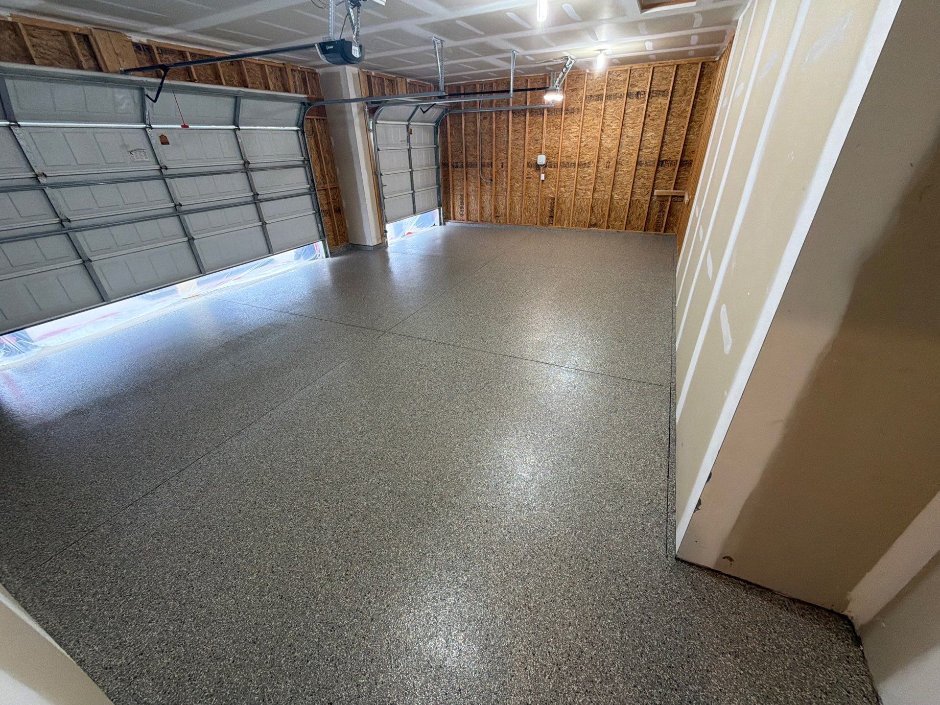 Garage Floor Epoxy Coating Installation – Jenison, Michigan by Gordon Painting