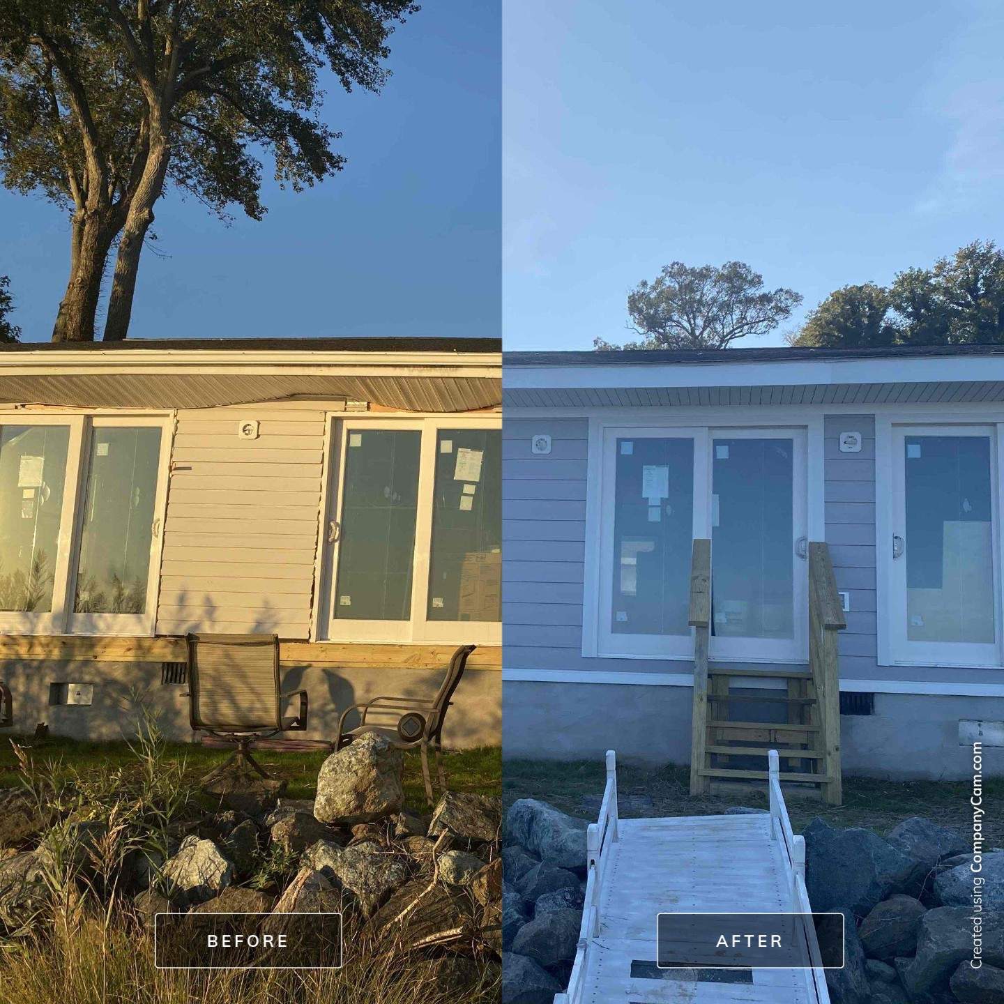 Siding Installation using JH Select Cedarmill Eased Edge by ExteriorPros