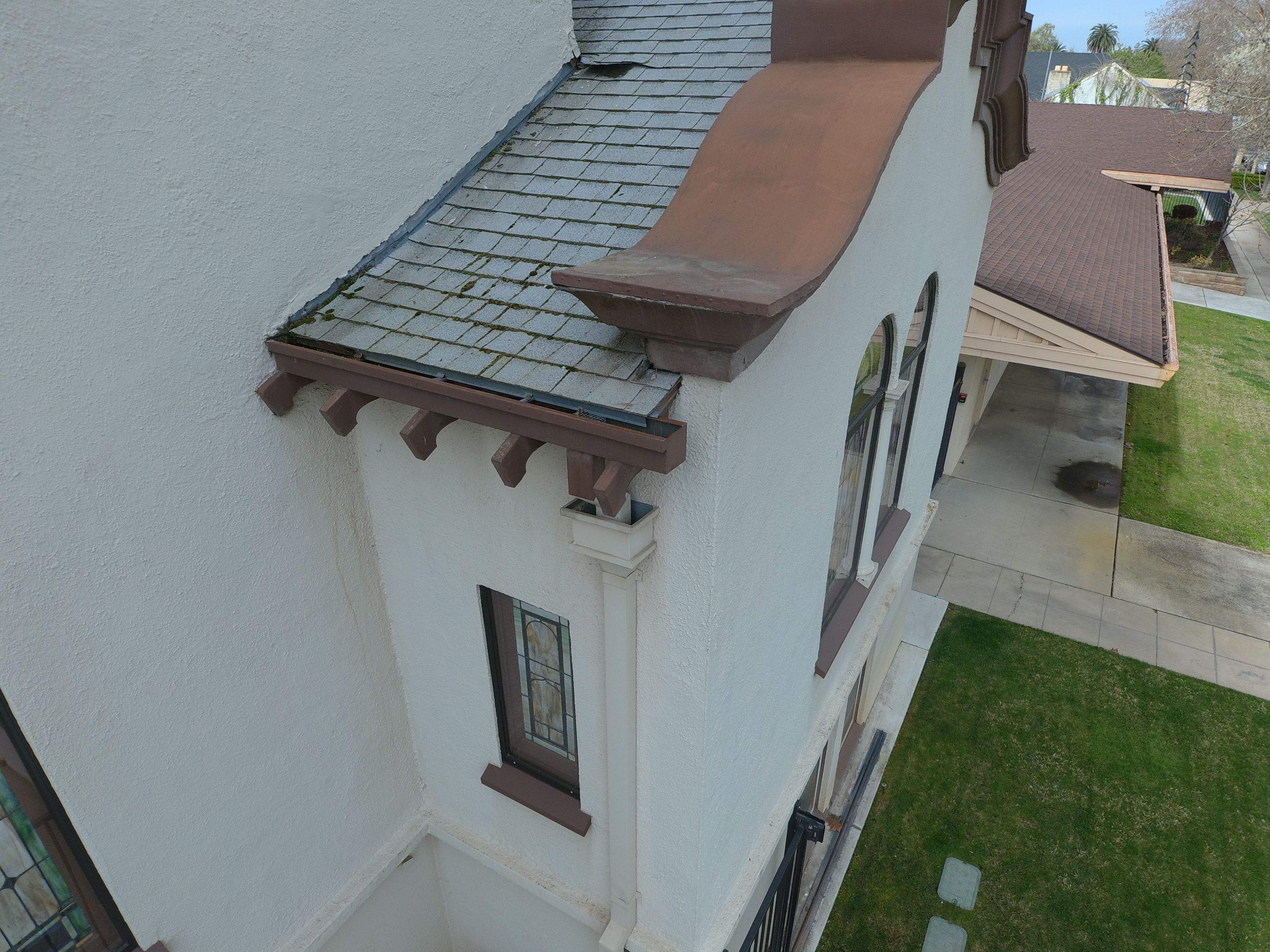  Presbyterian Church repairs to entrance architecture by Straight Edge Roofing Inc