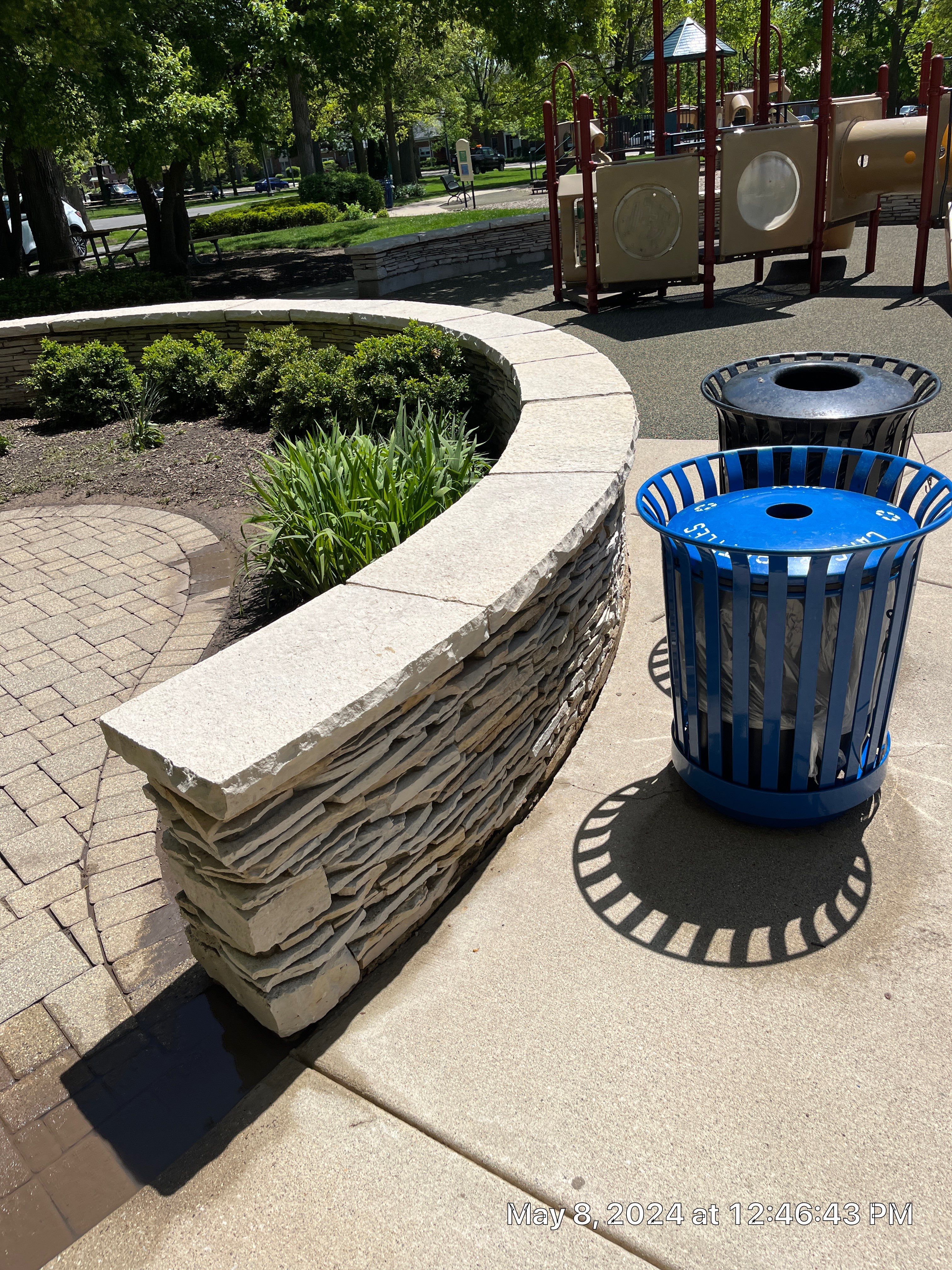 Playground cleaning by Northern Power Washing LLC.